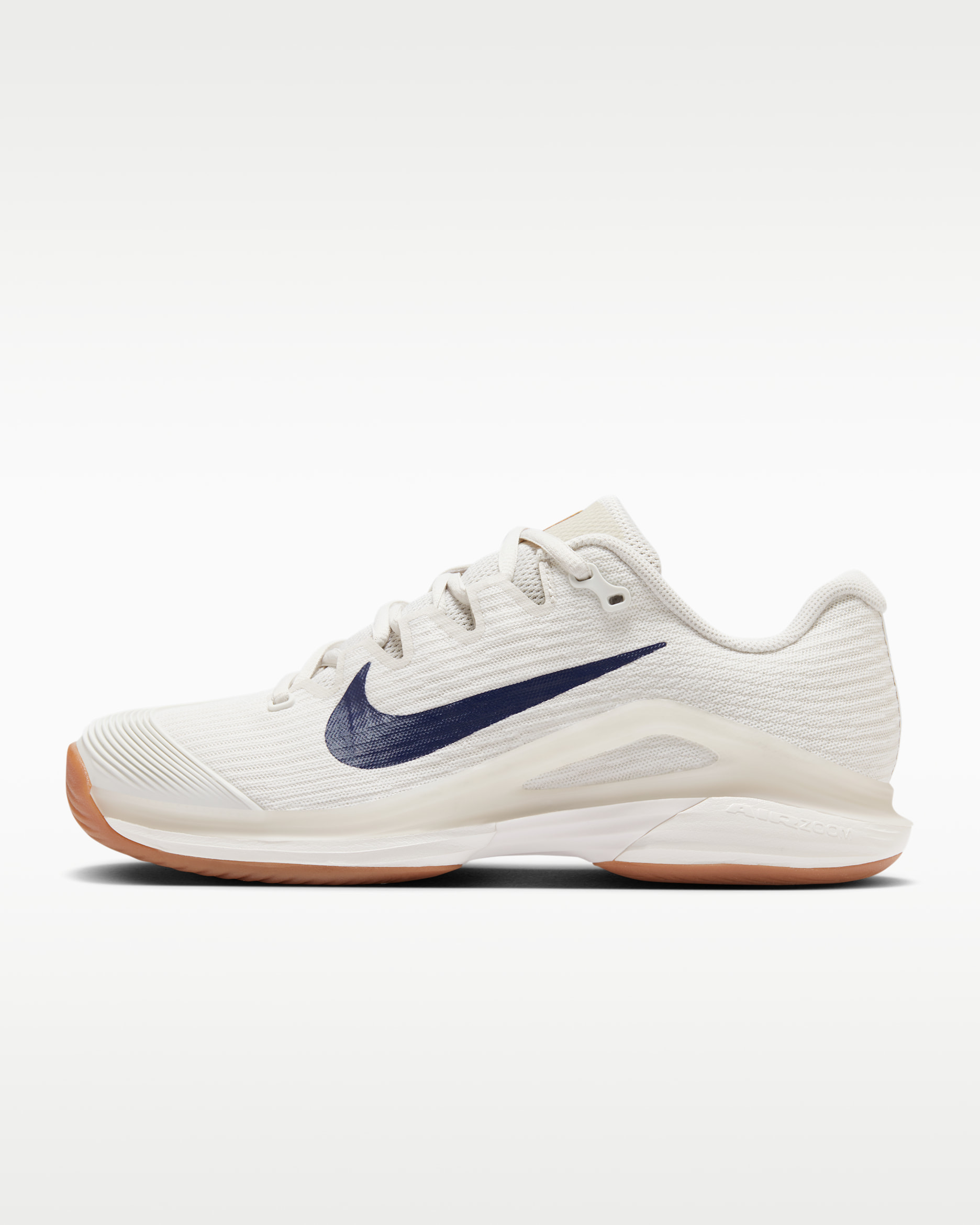 Nike Vapor 12 Women's Hard Court Tennis Shoes - Summit White/Phantom/Gum Medium Brown/Binary Blue