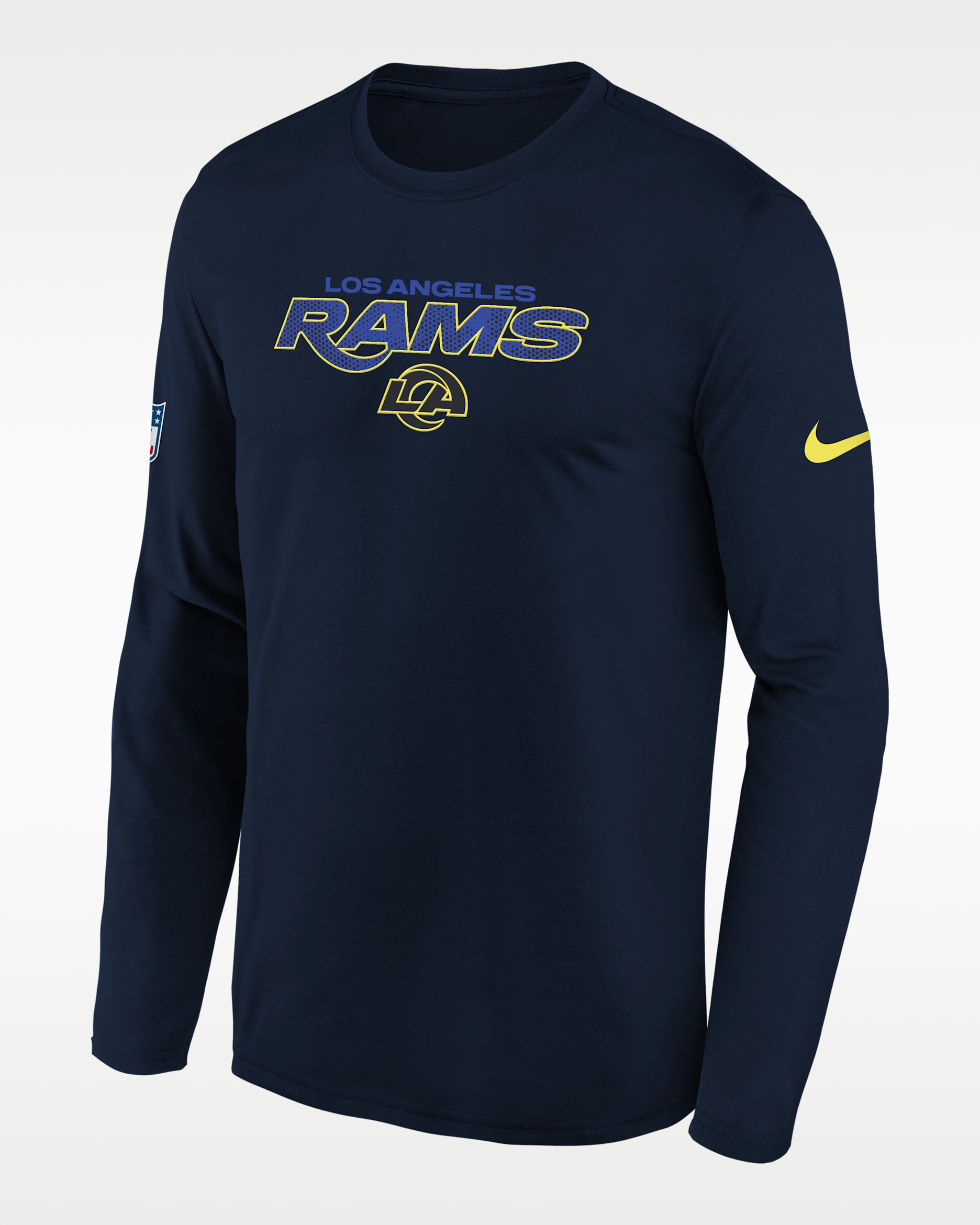 Los Angeles Rams Rivalries Collection Sideline Legend Big Kids' Nike Dri-FIT NFL Long-Sleeve T-Shirt - Dark Blue