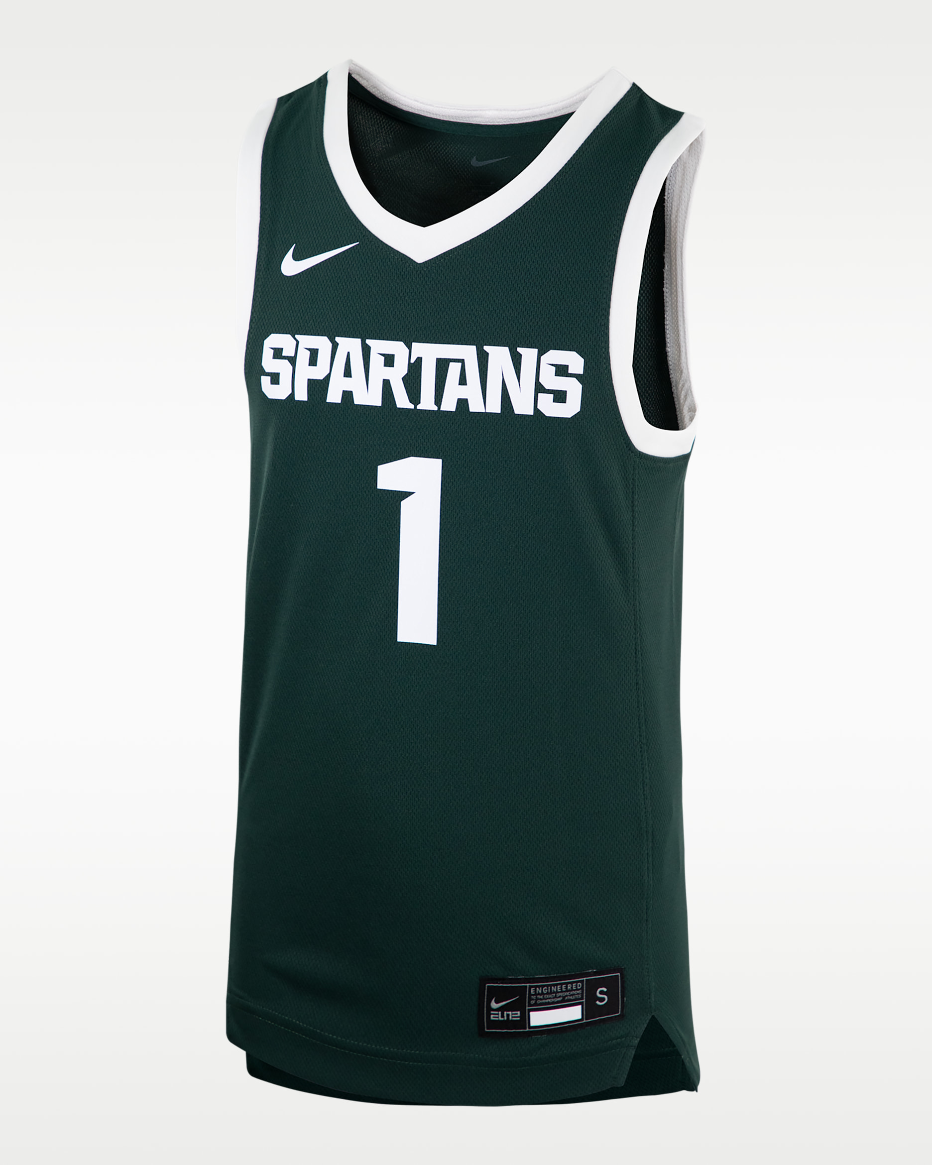 Michigan State Spartans Big Kids' Nike Basketball Replica Jersey - Pro Green