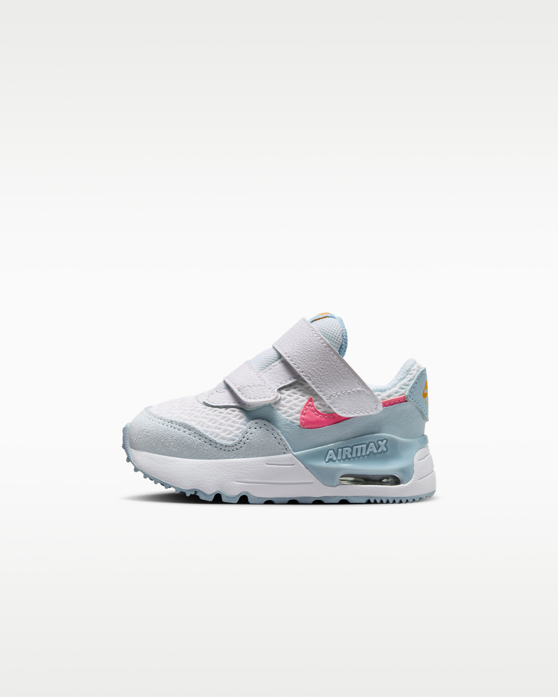 Nike Air Max SYSTM Baby/Toddler Shoes - White/Blue Tint/Light Armory Blue/Pinksicle