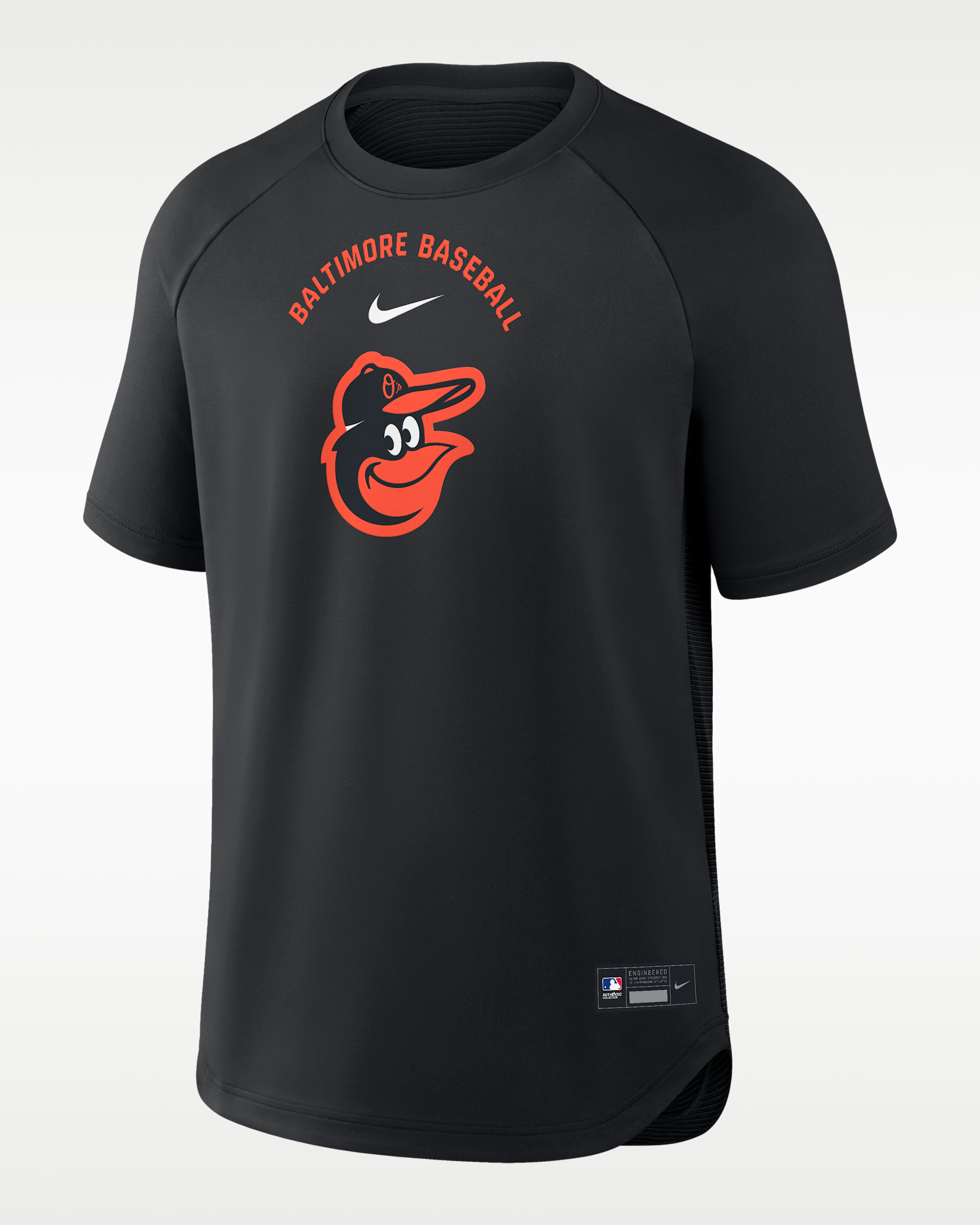 Baltimore Orioles Authentic Collection Batting Practice Pregame Men's Nike Dri-FIT MLB Top - Black