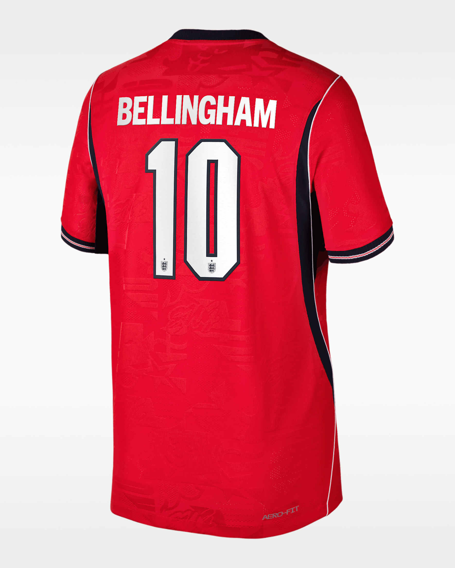 Jude Bellingham England National Team 2026 Match Away Big Kids' Nike Dri-FIT ADV Soccer Jersey - Red