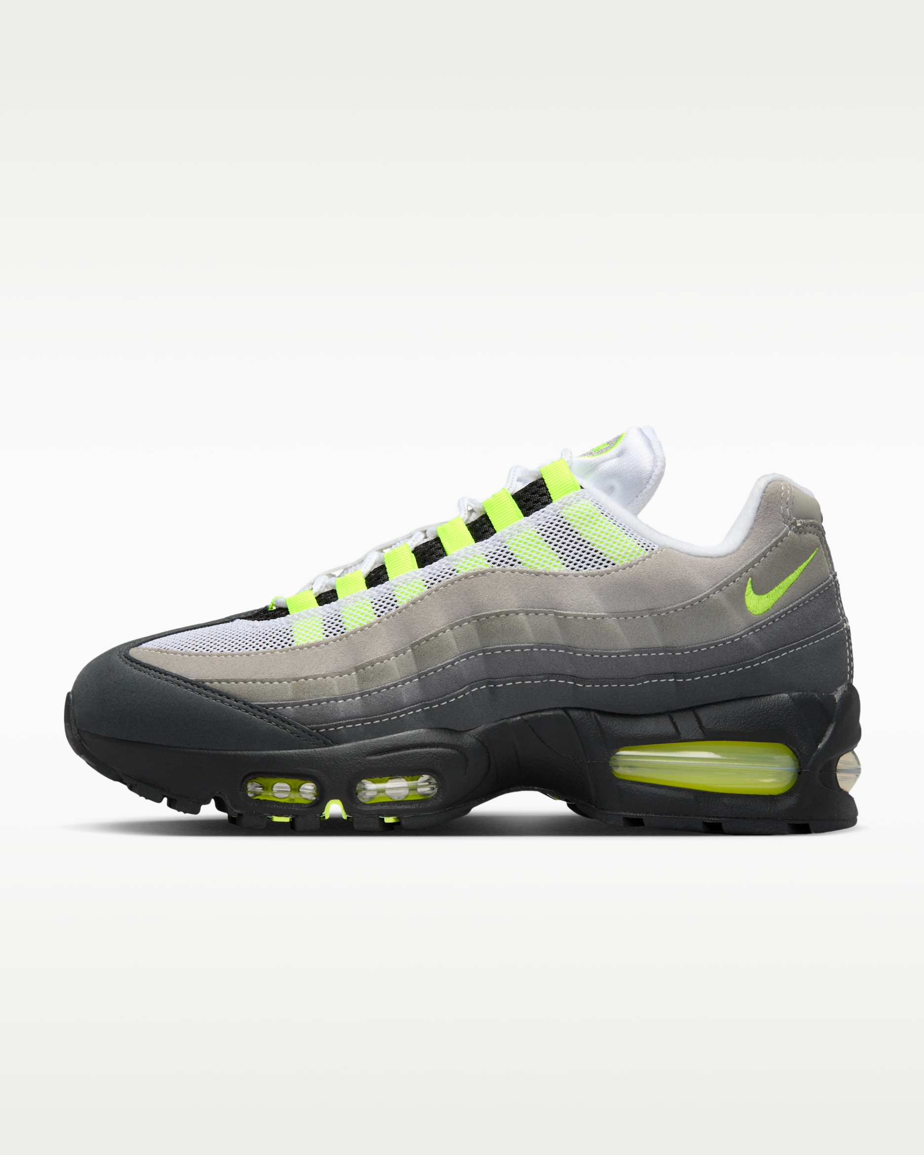 Nike Air Max 95 'Big Bubble' Women's Shoes - Black/Anthracite/Light Graphite/Neon Yellow
