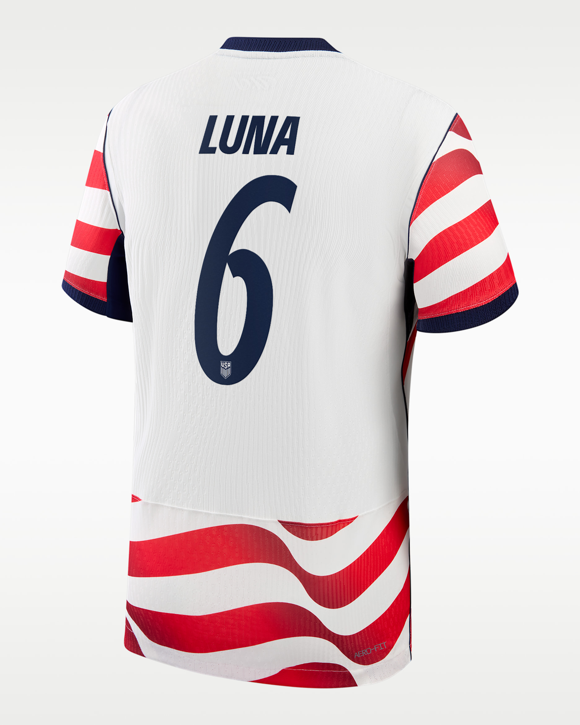 Diego Luna USMNT 2026 Match Home Men's Nike Aero-FIT Soccer Jersey - White