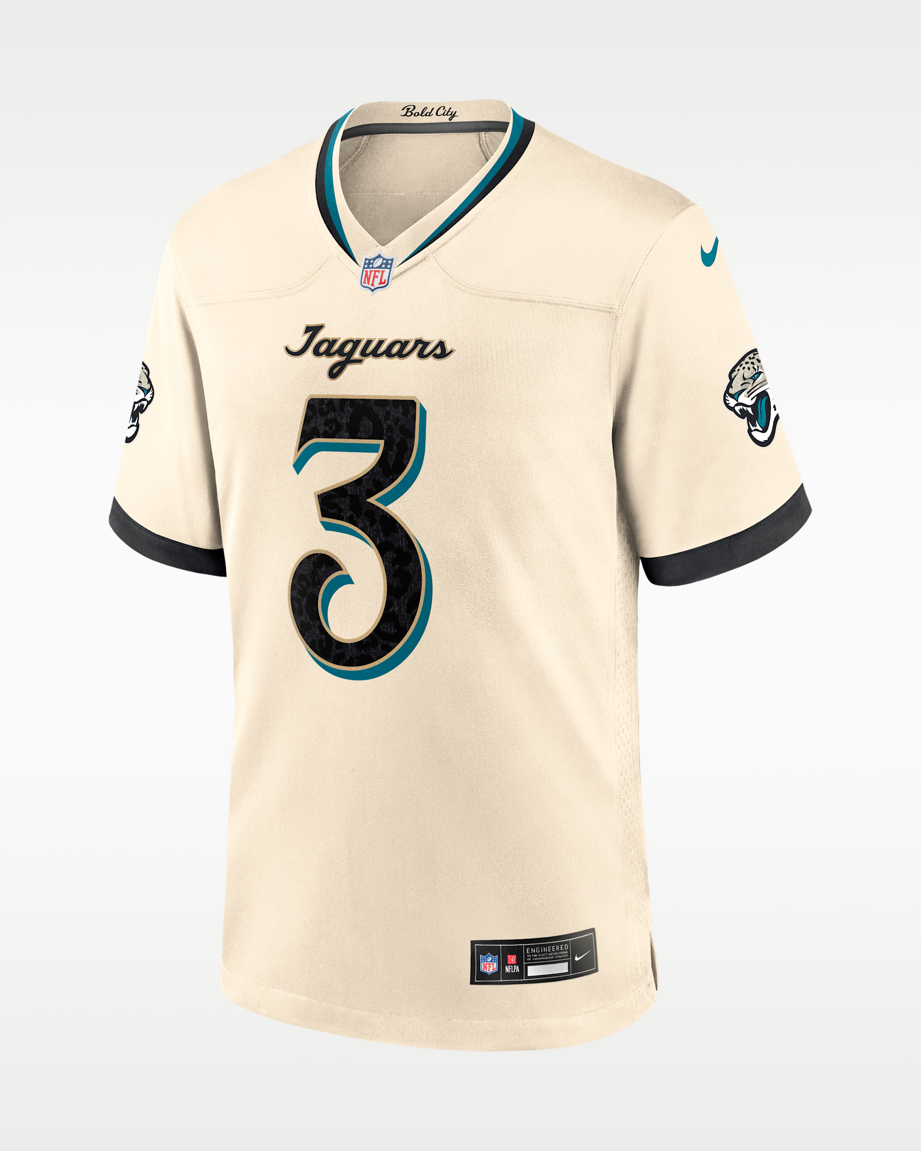 Jakobi Meyers Jacksonville Jaguars Rivalries Collection Men's Nike NFL Game Jersey - Natural