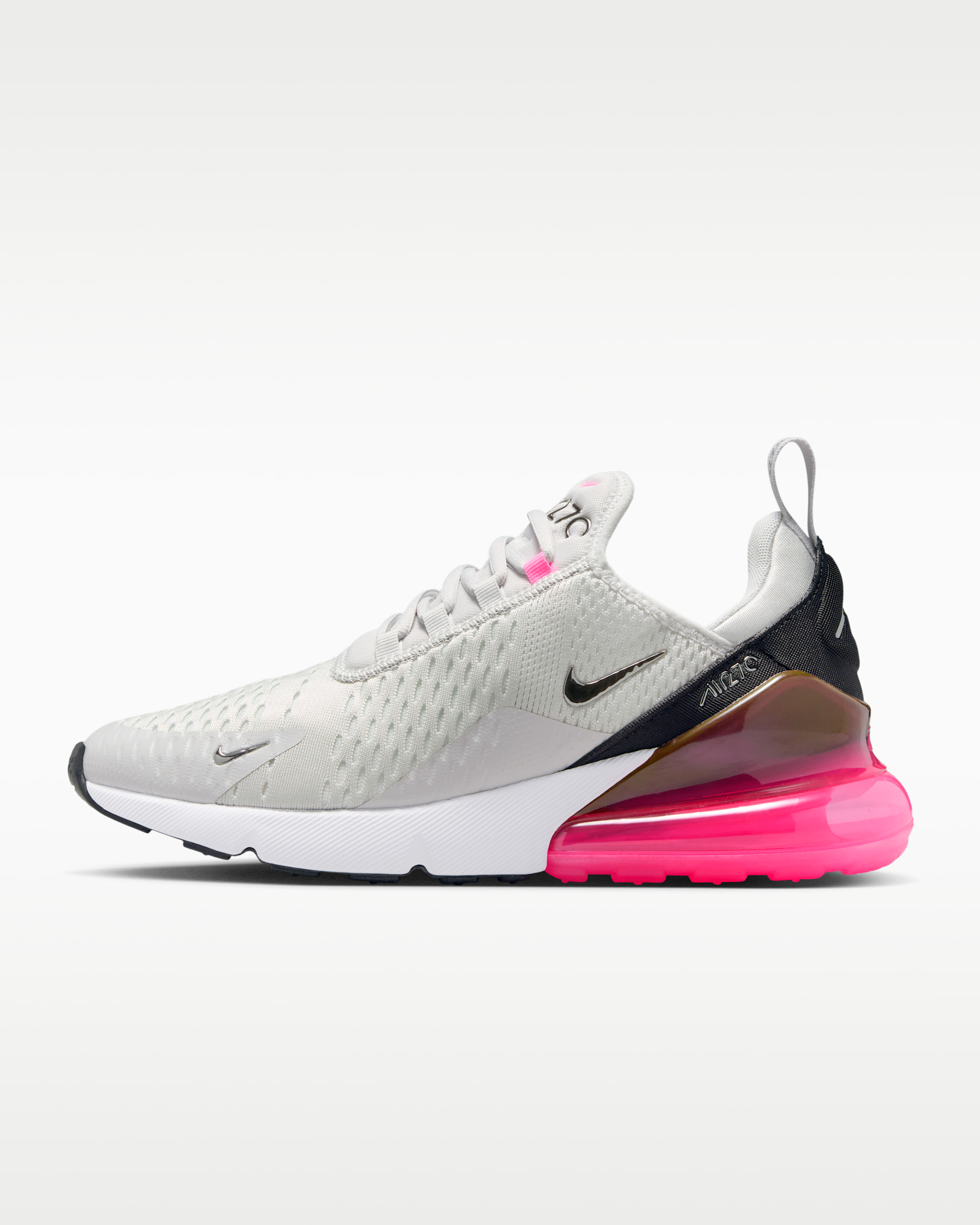 Nike Air Max 270 Women's Shoes - Photon Dust/Hyper Pink/White/Metallic Silver