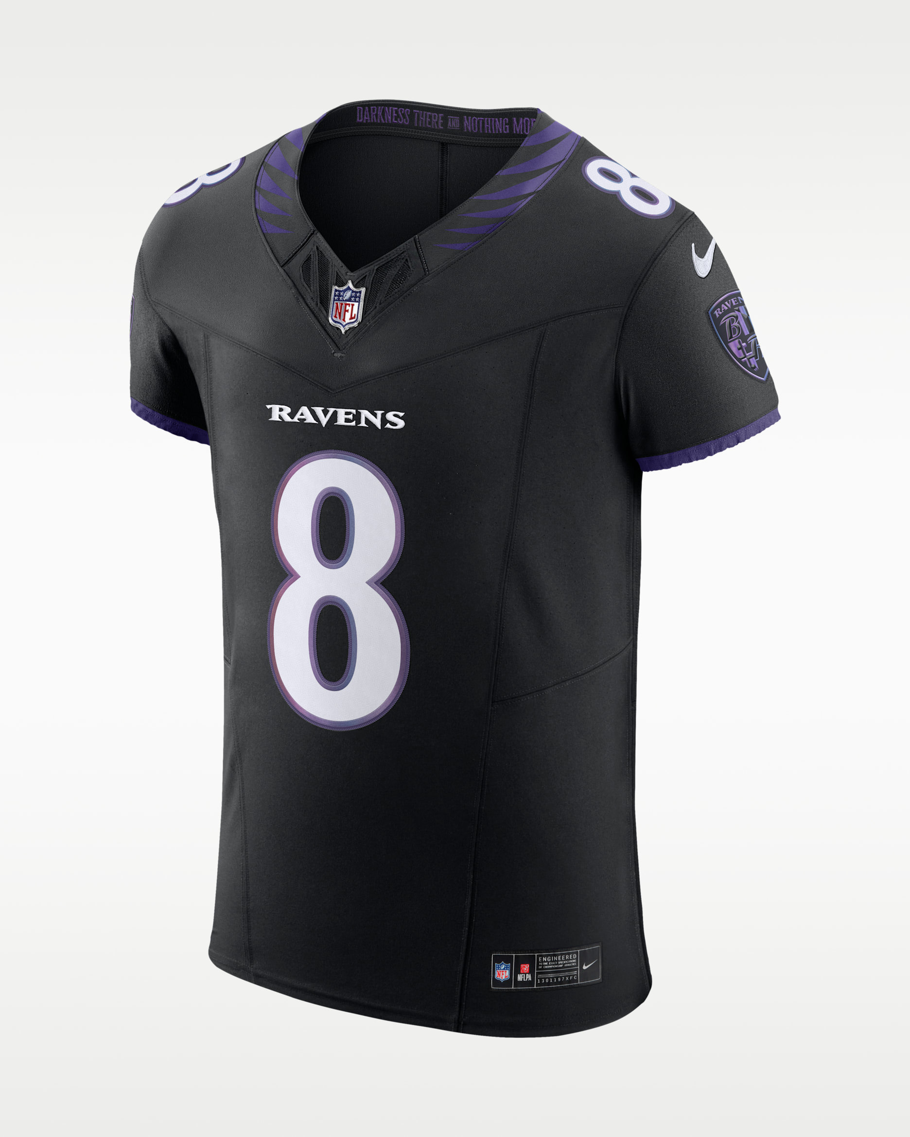Lamar Jackson Baltimore Ravens Men's Nike Dri-FIT NFL Elite Jersey - Black