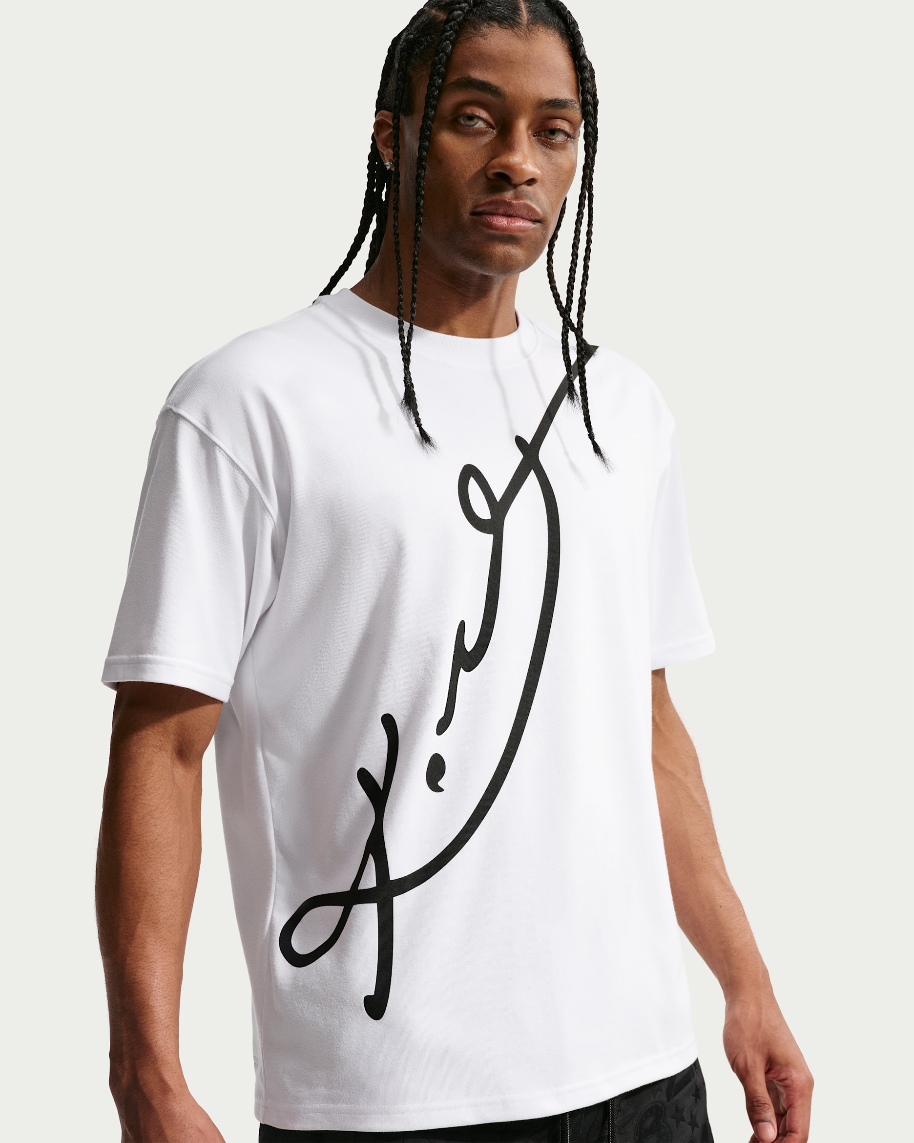 Kobe Dri-FIT basket-T-skjorte til herre - Hvit/Medium Ash