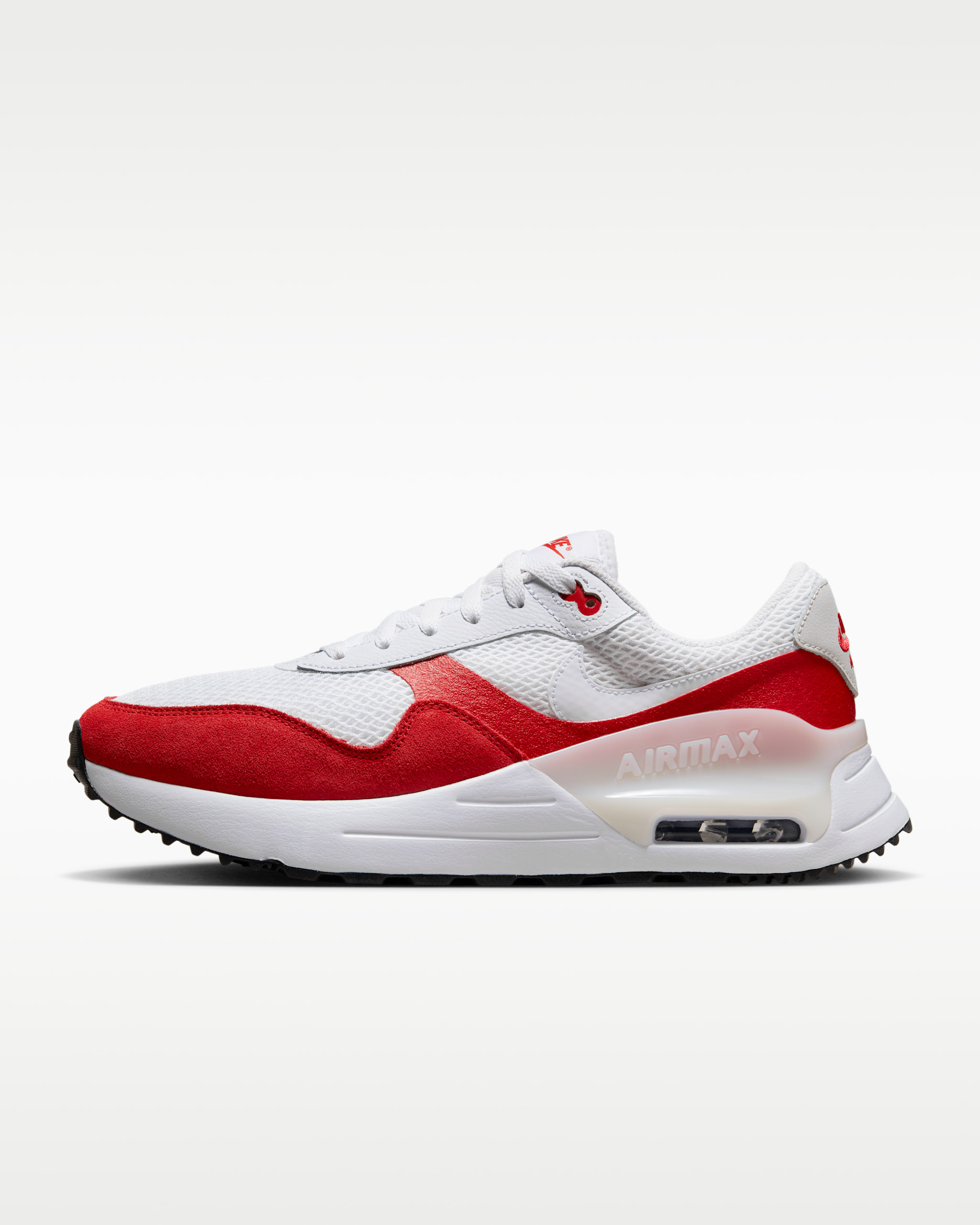 Nike Air Max SYSTM Men's Shoes - White/University Red/Photon Dust/White