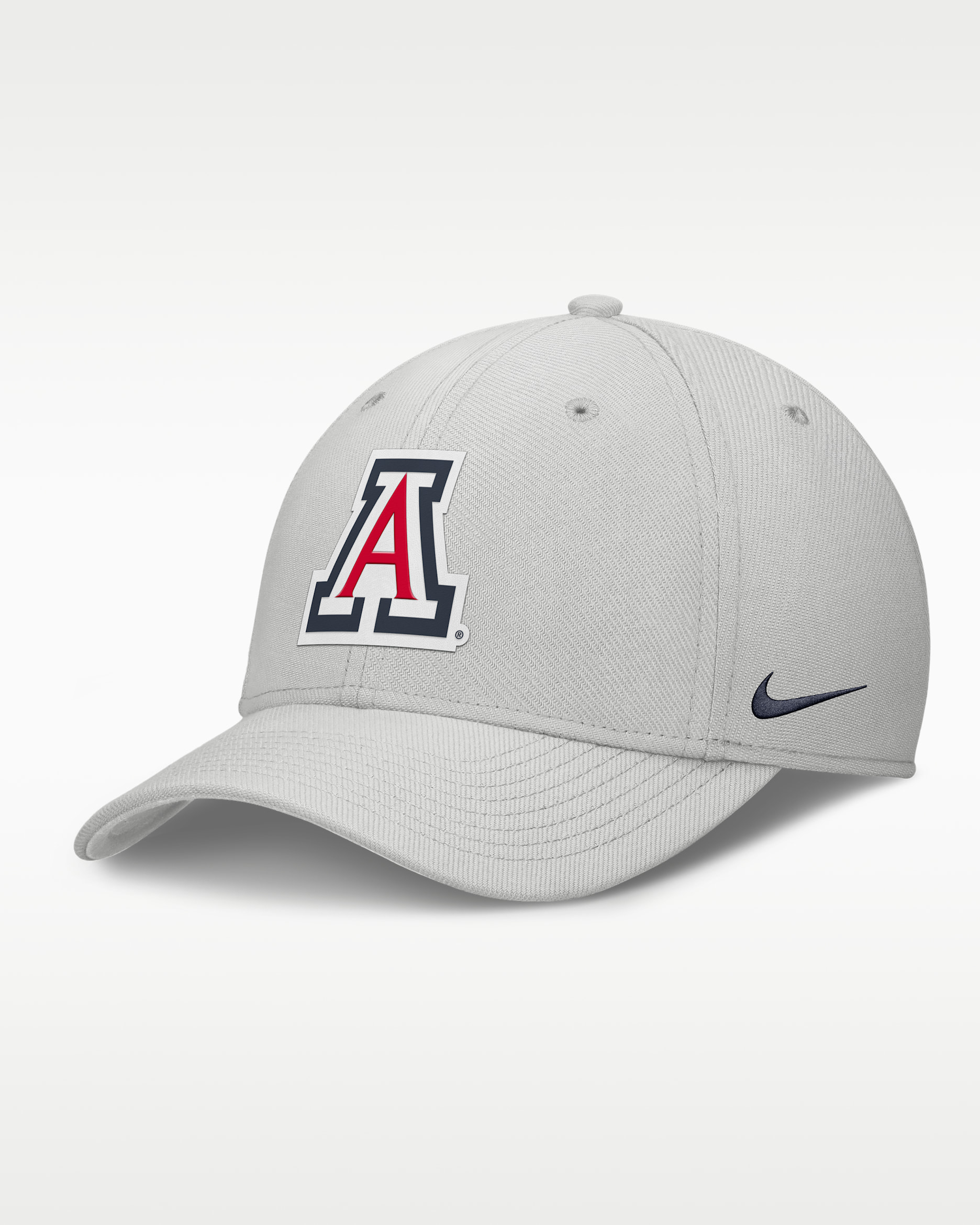 Arizona Rise Practice Swoosh Men's Nike Dri-FIT College Hat - Grey