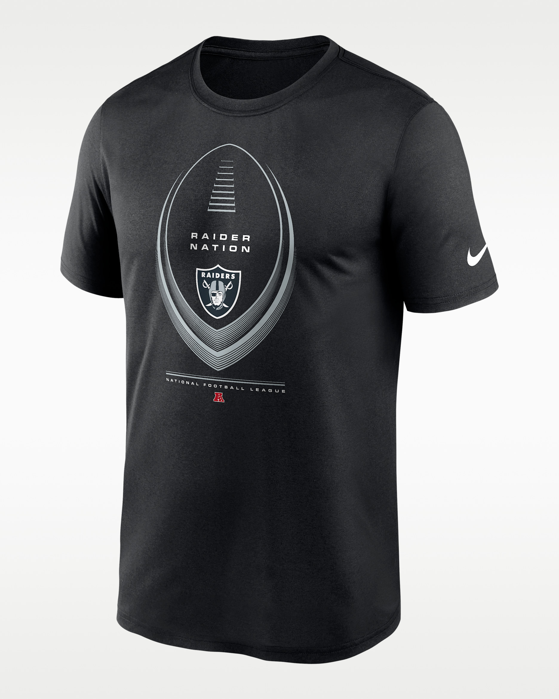 Playera Nike Dri-FIT de la NFL para hombre Las Vegas Raiders Legend Icon - Negro