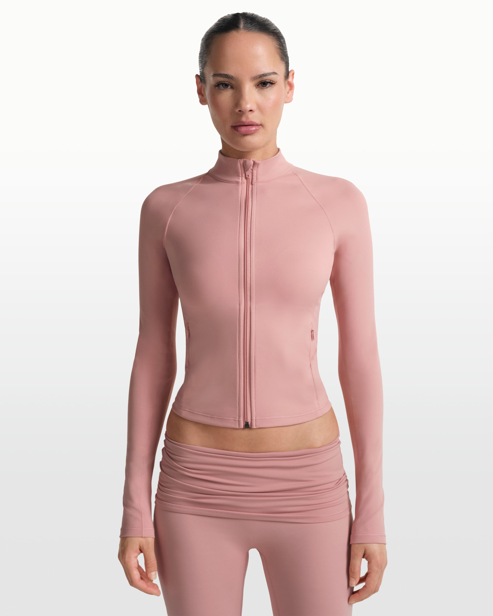 NikeSKIMS Matte Jacke mit Stehkragen und durchgehendem Reißverschluss (Damen) - NSKM HIMALAYAN