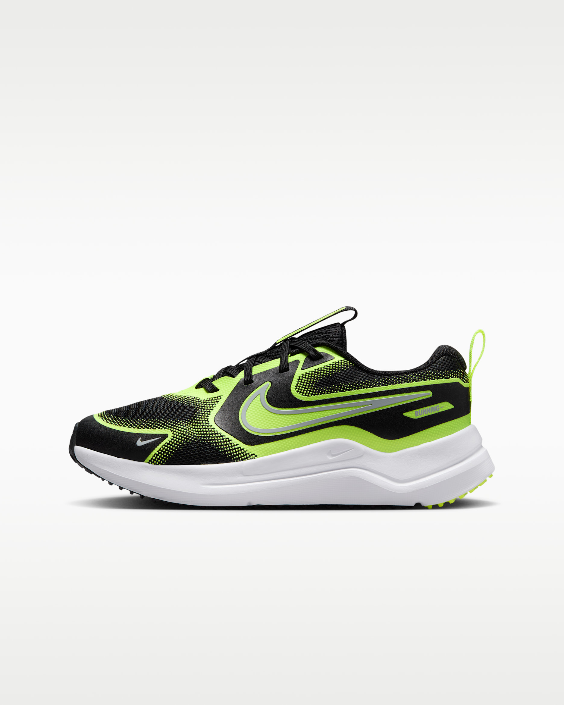 Chaussure de running sur route Nike Cosmic Runner pour ado - Noir/Volt/Wolf Grey