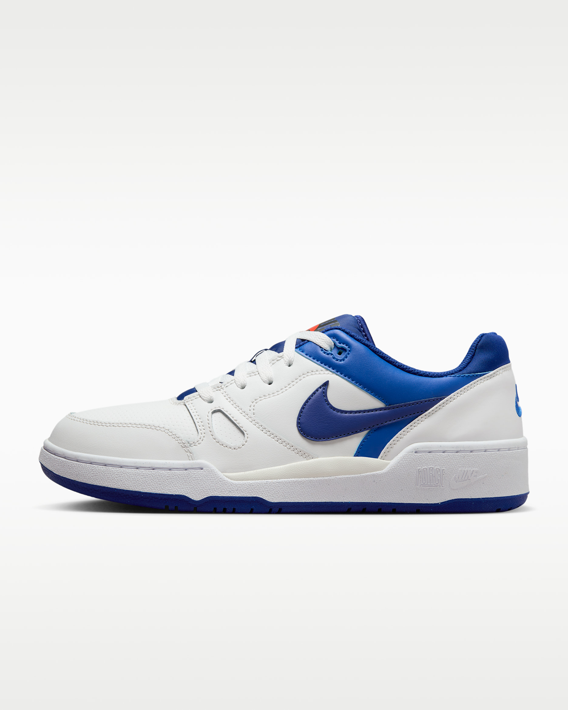 Nike Full Force Low Men's Shoes - Summit White/Racer Blue/Summit White/Deep Royal Blue