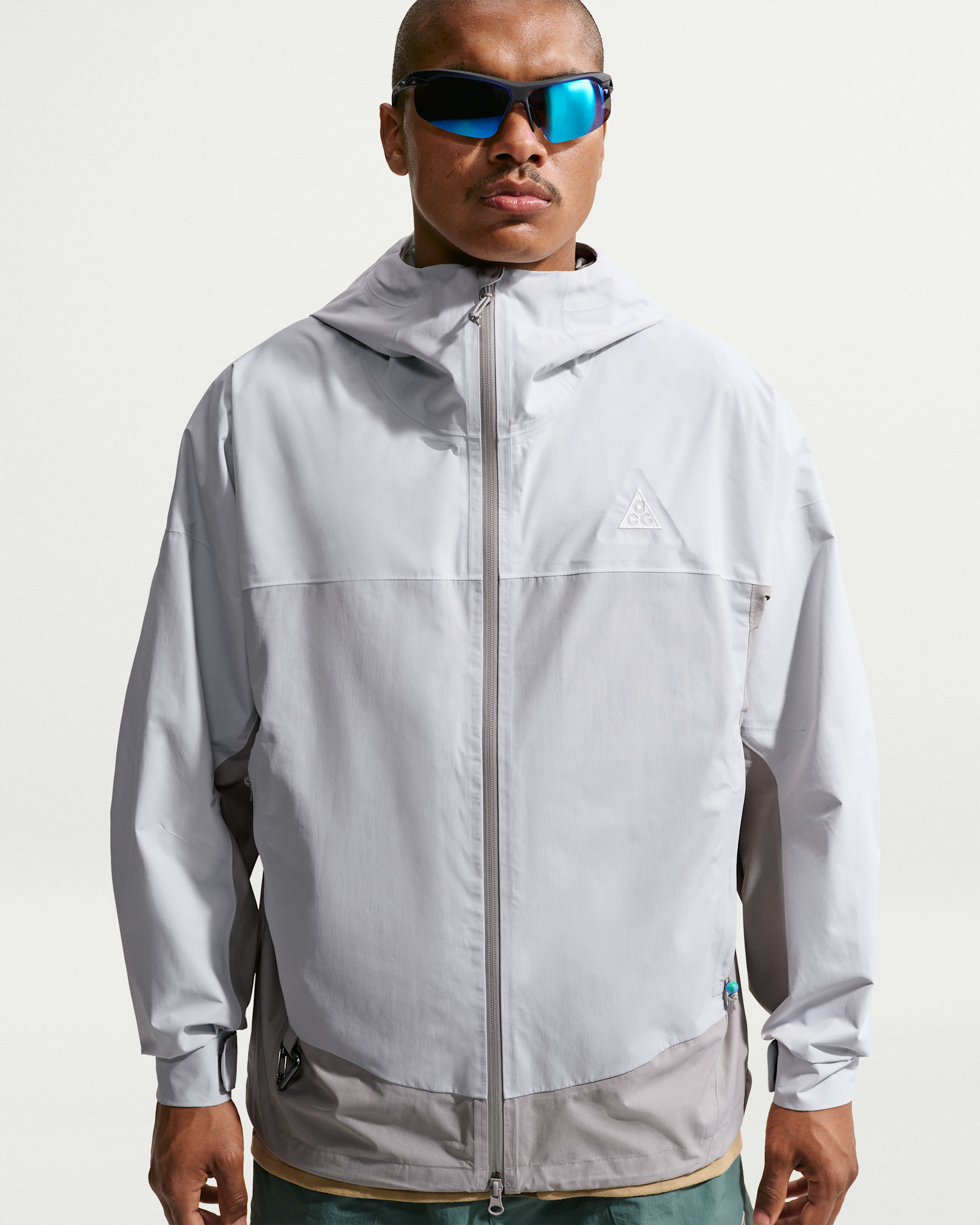 Veste de pluie Storm-FIT ADV Nike ACG « Morpho » pour homme - Photon Dust/College Grey/Summit White