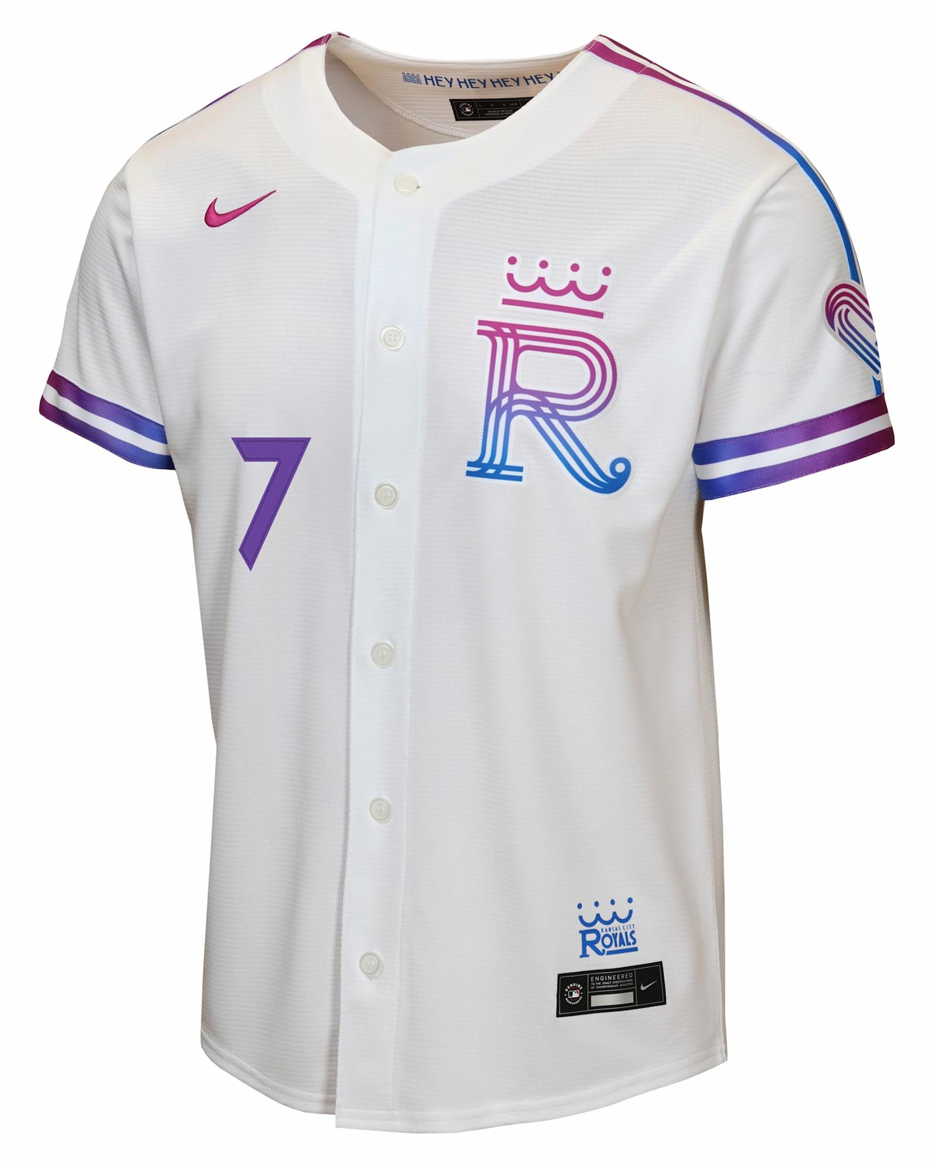Bobby Witt Jr. Kansas City Royals City Connect Big Kid's Nike MLB Stadium Jersey - White