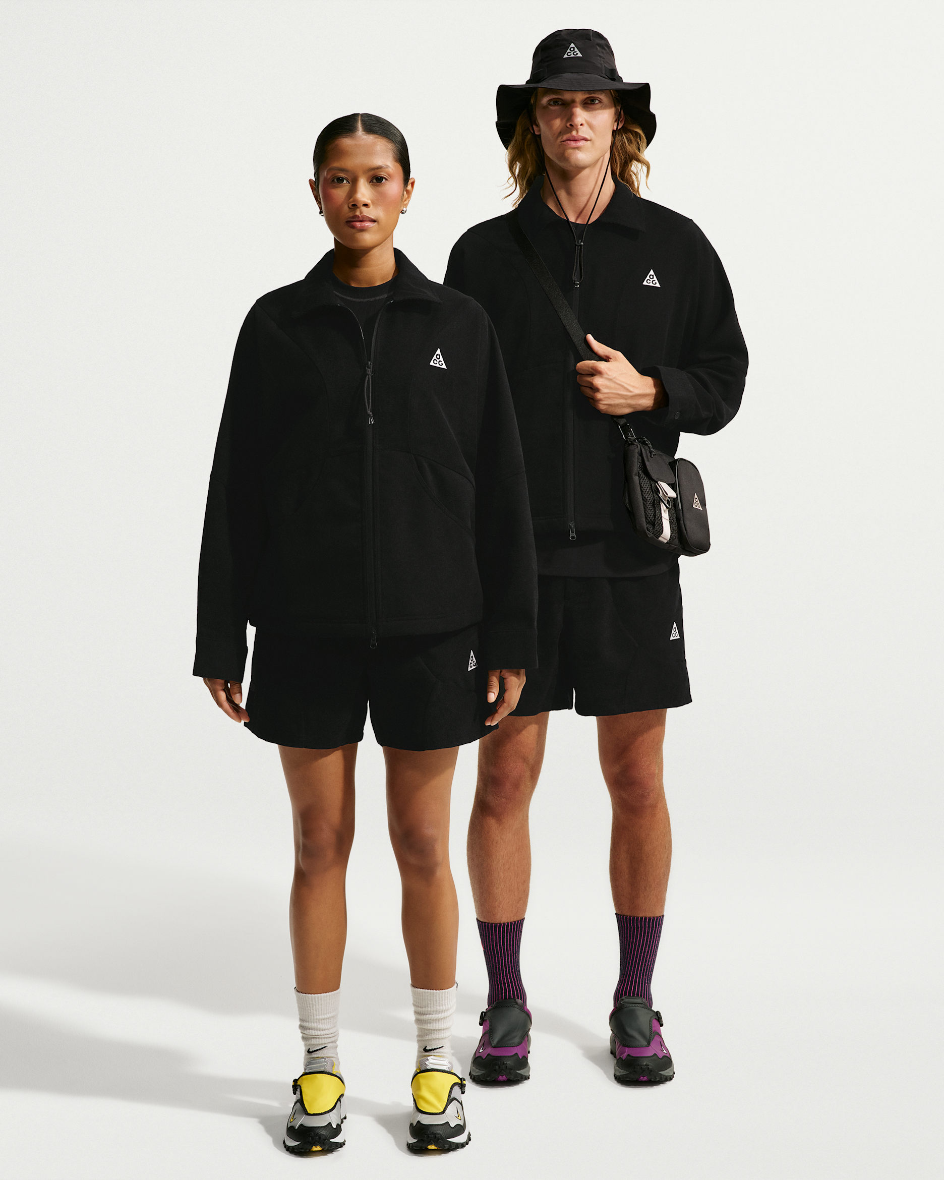 ACG 'Dolomiti' Corduroy Jacket - Black/Black/Summit White