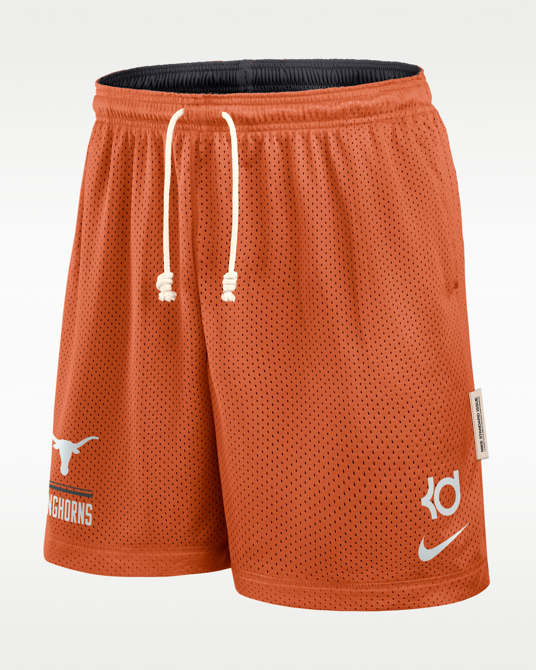 Texas Courtside Men's Nike Dri-FIT College Reversible Shorts - Team Orange/Grey