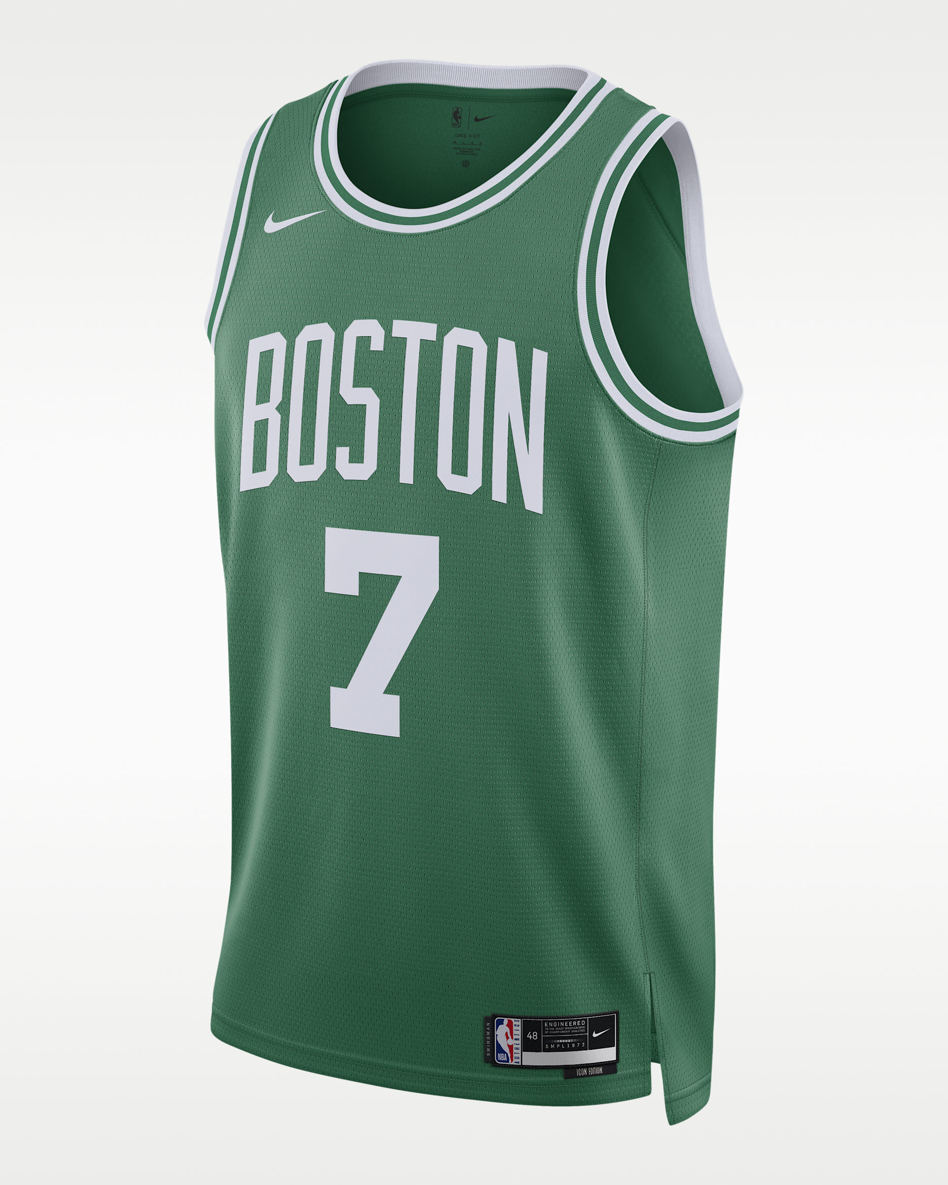 Boston Celtics Icon Edition Men's Nike Dri-FIT NBA Swingman Jersey - Clover