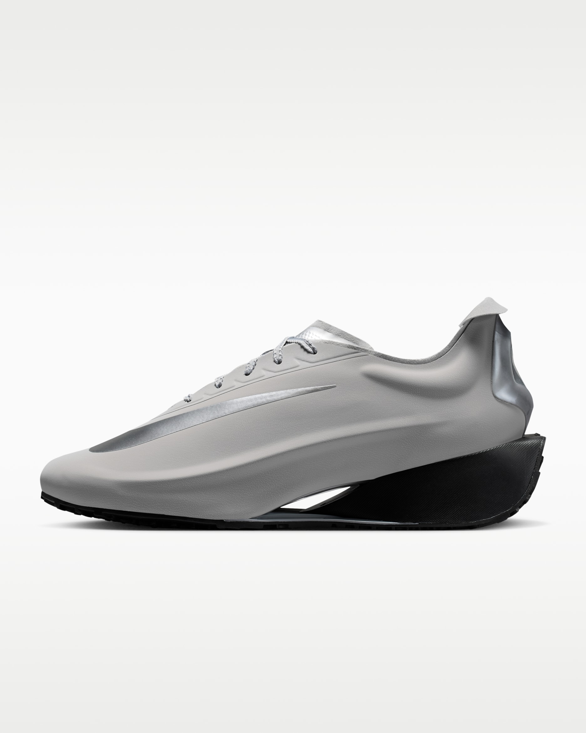 Sko Nike First Sight Noir för kvinnor - Flat Silver/Svart/Metallic Silver