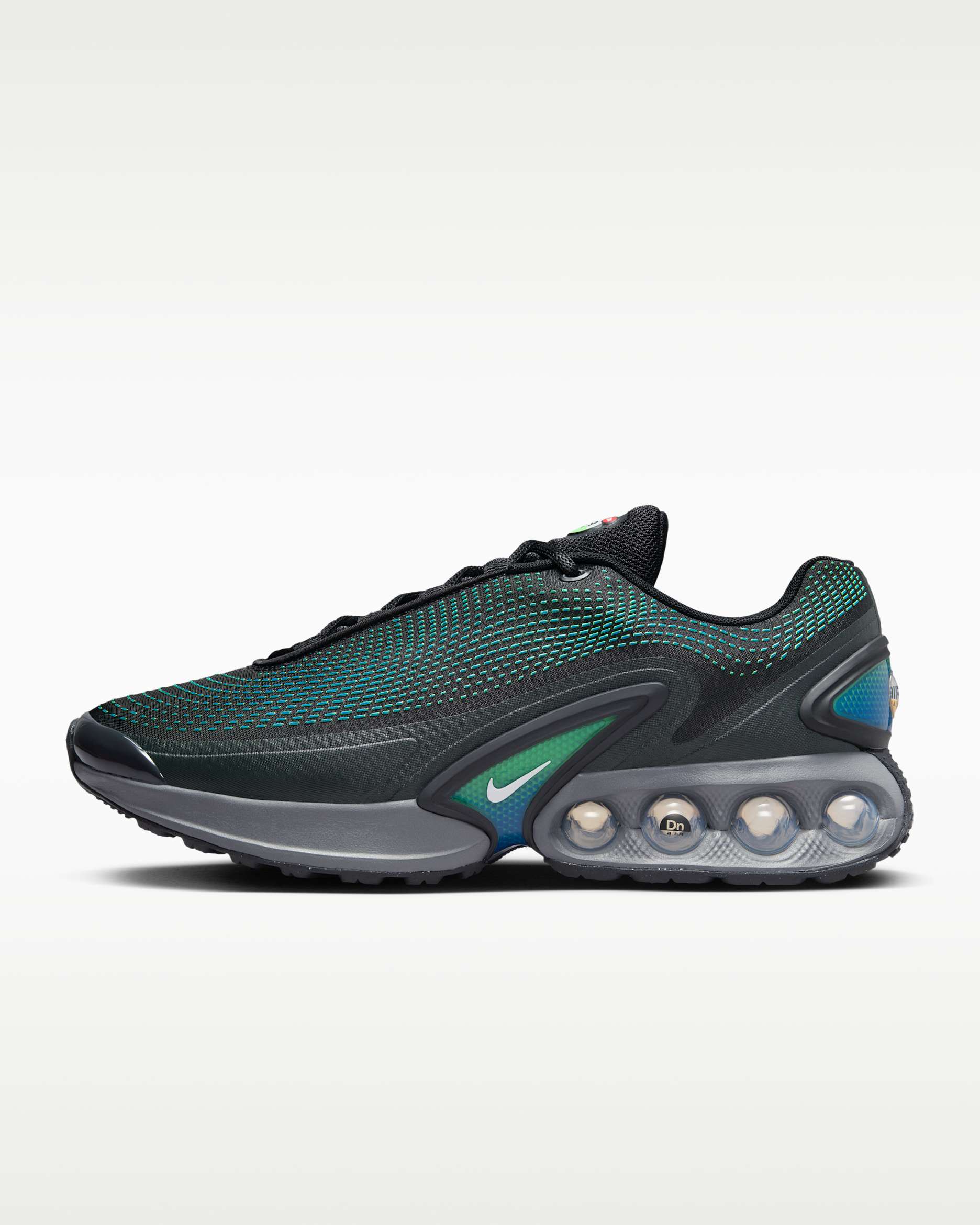 Nike Air Max Dn Shoes - Black/Hyper Cobalt/Rage Green/White