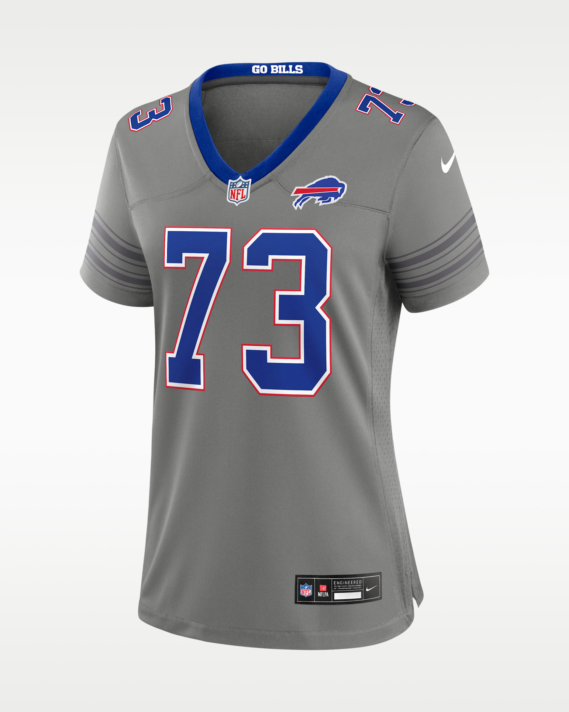 Dion Dawkins Buffalo Bills Women's Nike NFL Game Jersey - Grey