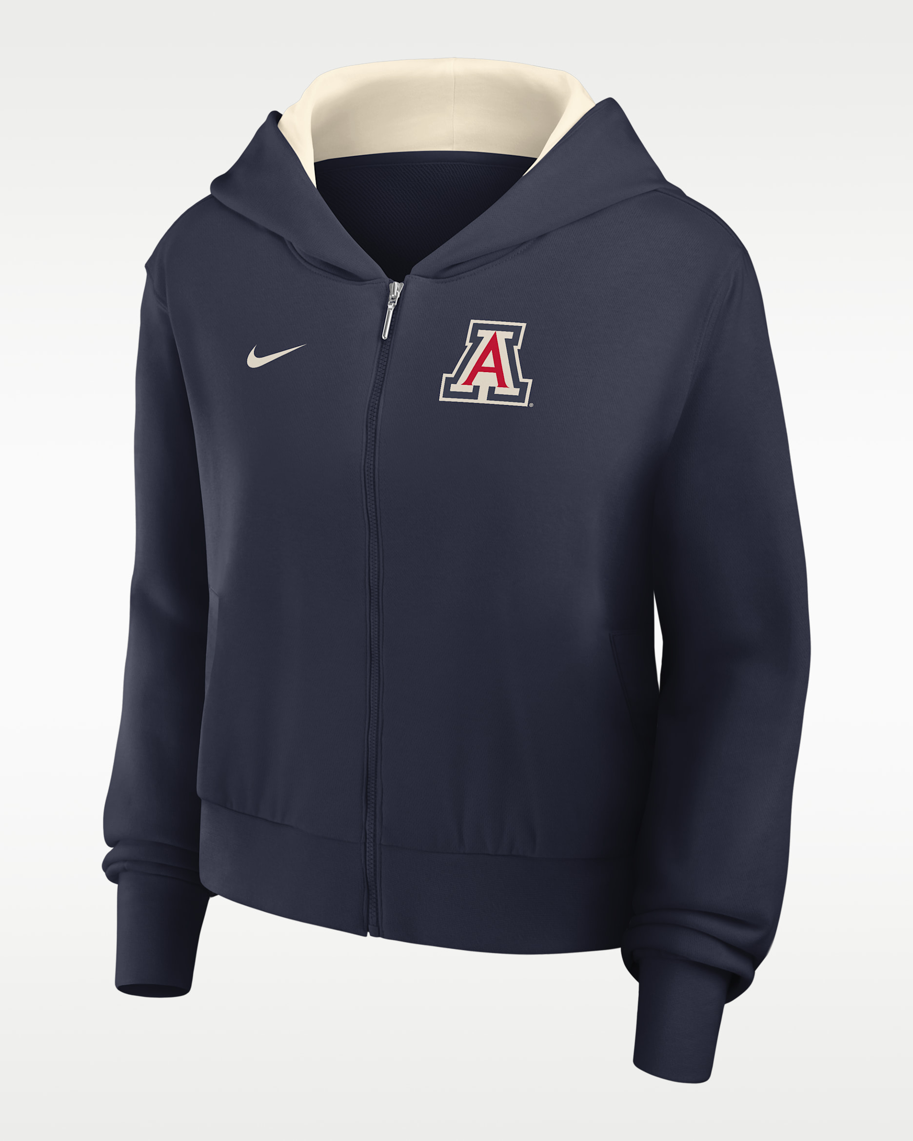 Arizona Mantra Women's Nike College Full-Zip Hoodie - Navy