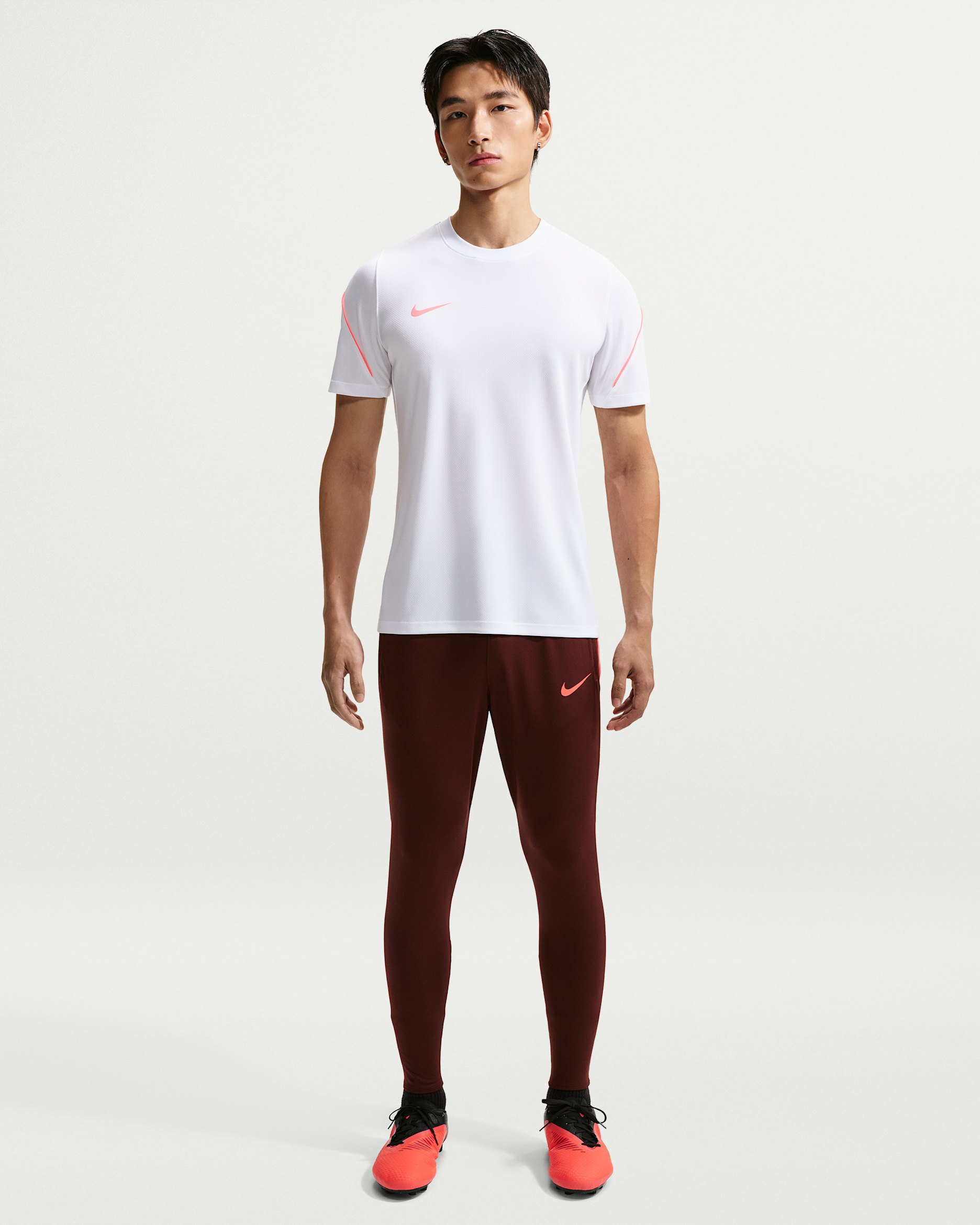 Nike Strike 男款 Dri-FIT 足球長褲 - Mystic Dates/Bright Crimson/白色/Bright Crimson