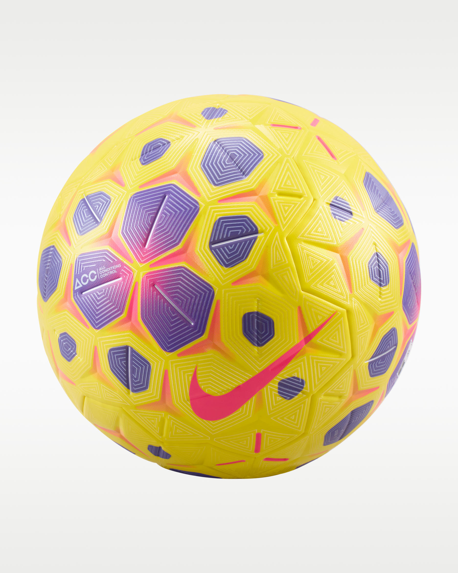 Nike Control Football - Yellow/Purple/Hyper Pink