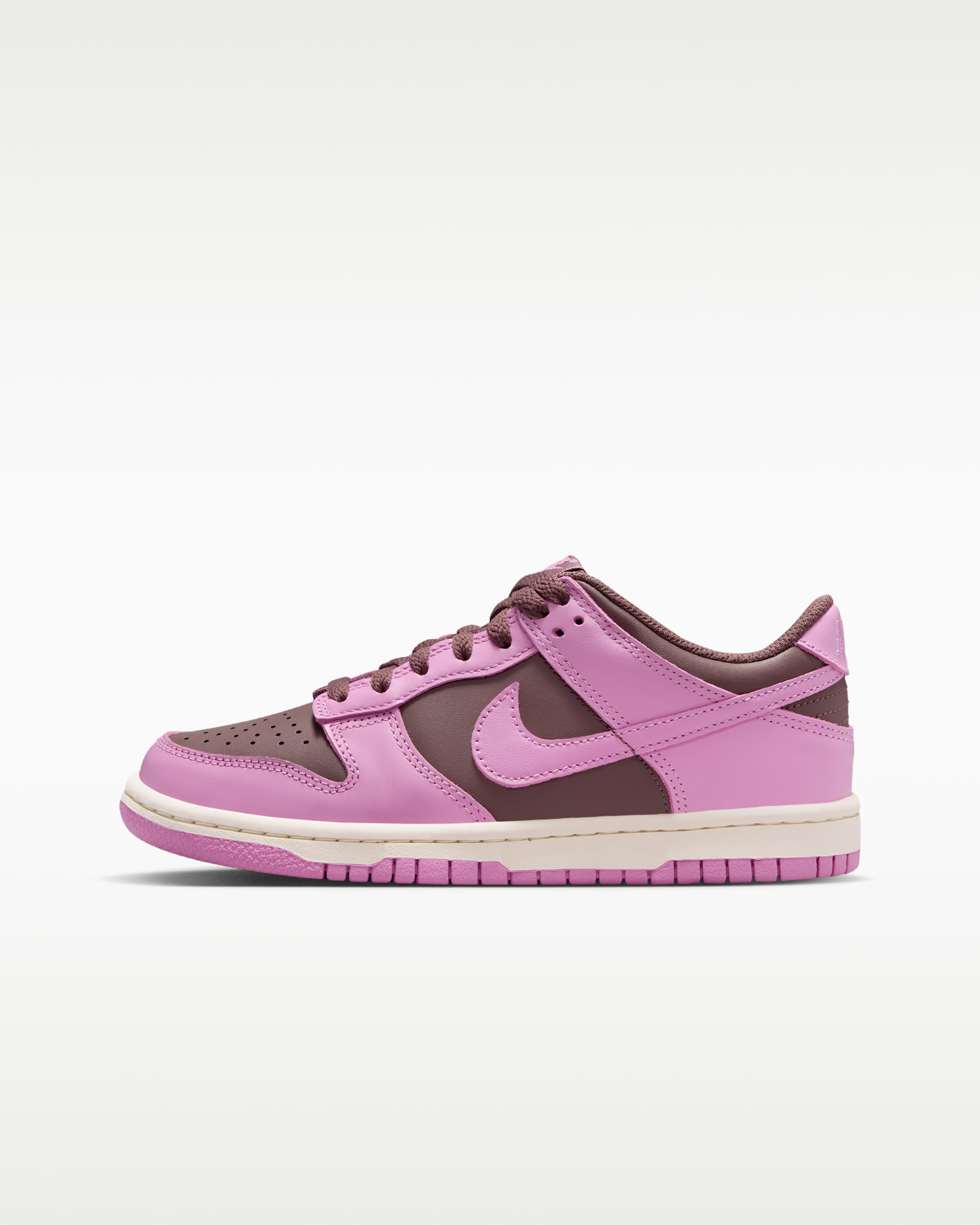 Nike Dunk Low Big Kids' Shoes - Tattoo/Pale Ivory/Light Magenta