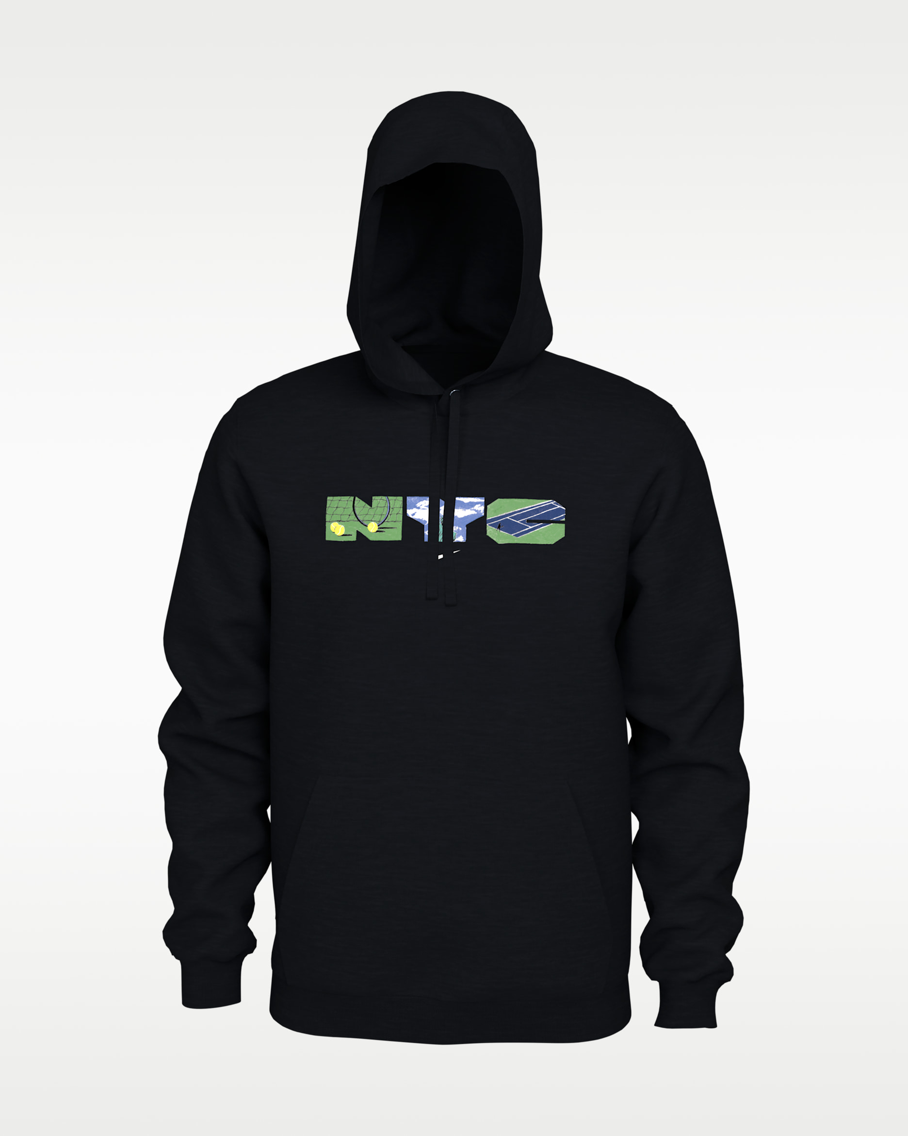 NikeCourt Pullover Hoodie - Black