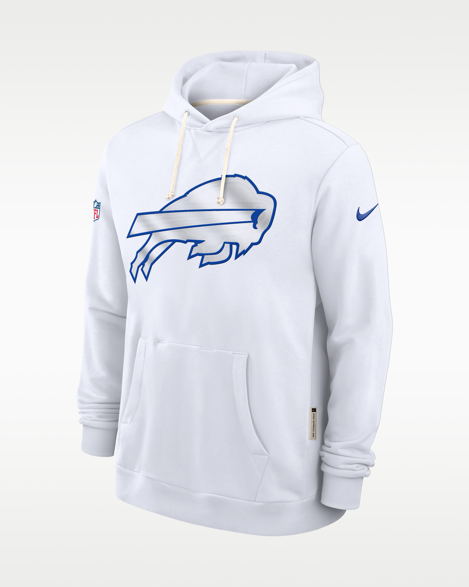 Buffalo Bills Rivalries Collection Sideline Men's Nike Dri-FIT NFL Pullover Hoodie - White