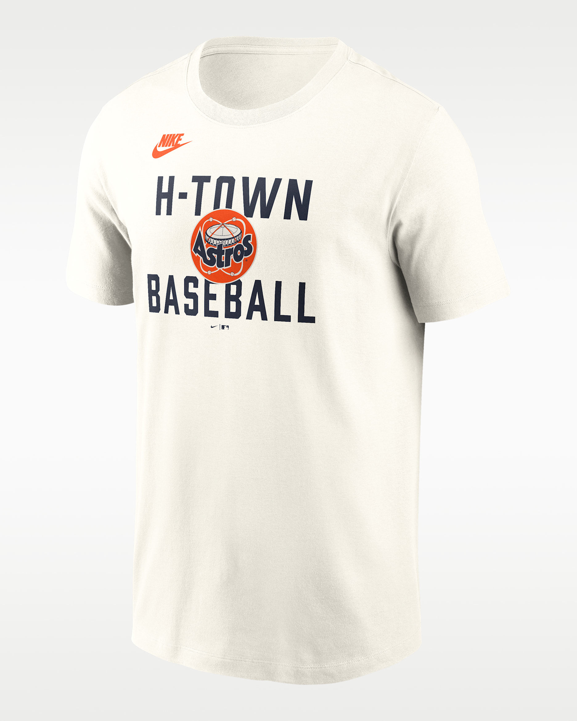 Houston Astros Cooperstown '70s Inspired Men's Nike MLB T-Shirt - Cream