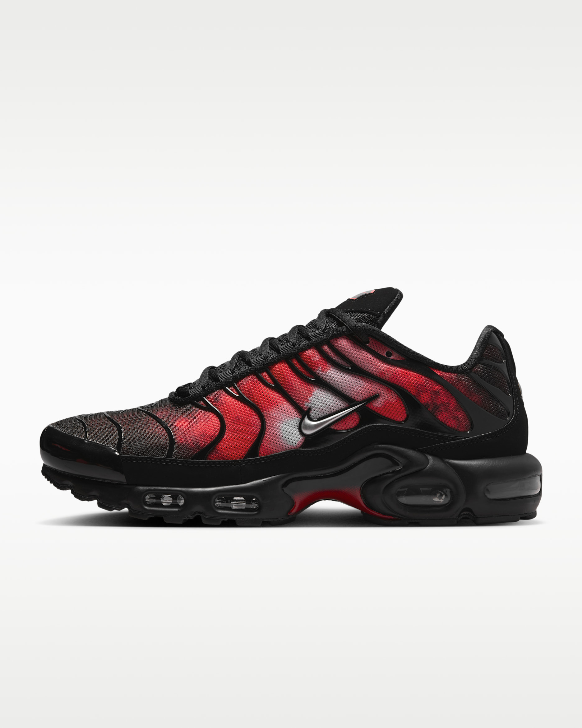 Nike Air Max Plus "Flairemax"-sko til mænd - sort/University Red/Metallic Silver
