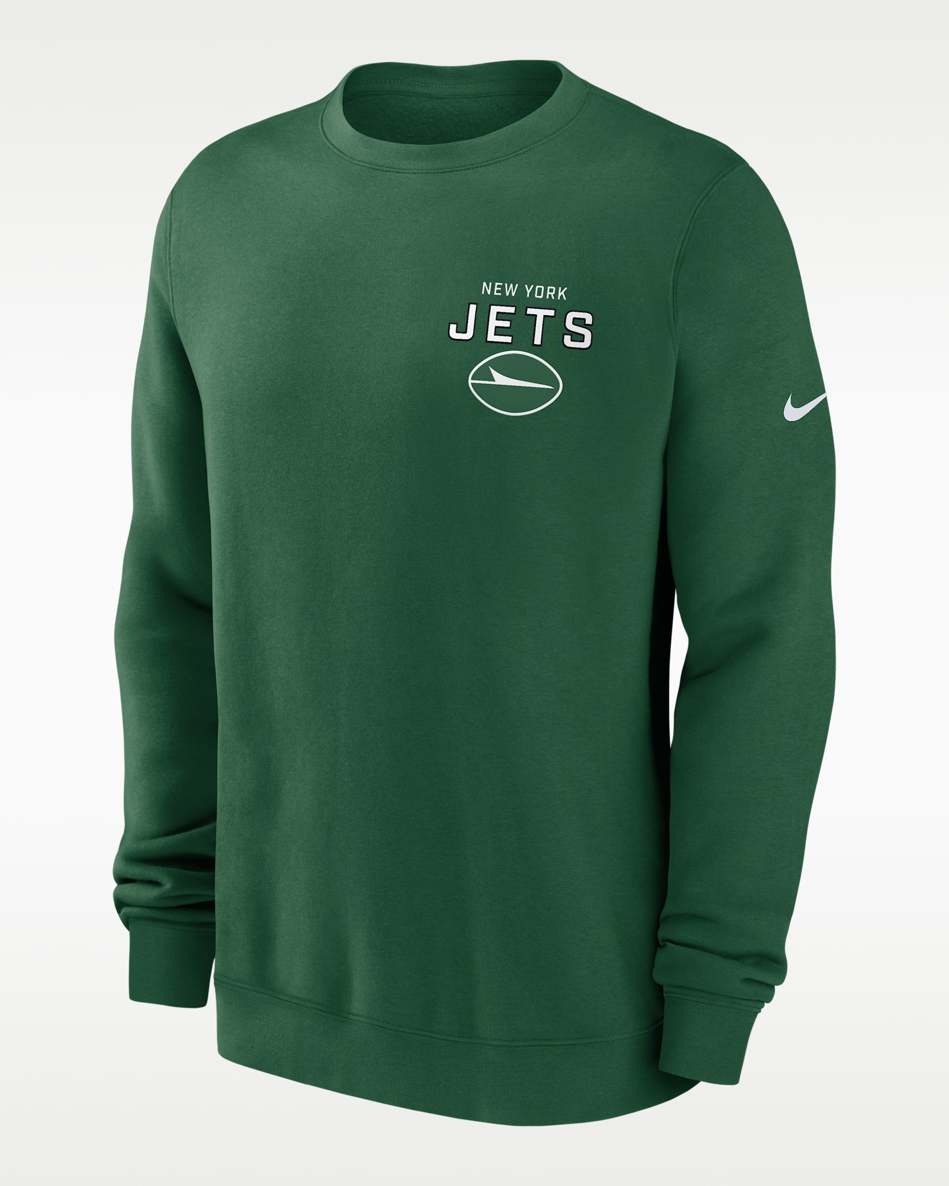 New York Jets Draw Block Club Men's Nike NFL Pullover Crew - Green
