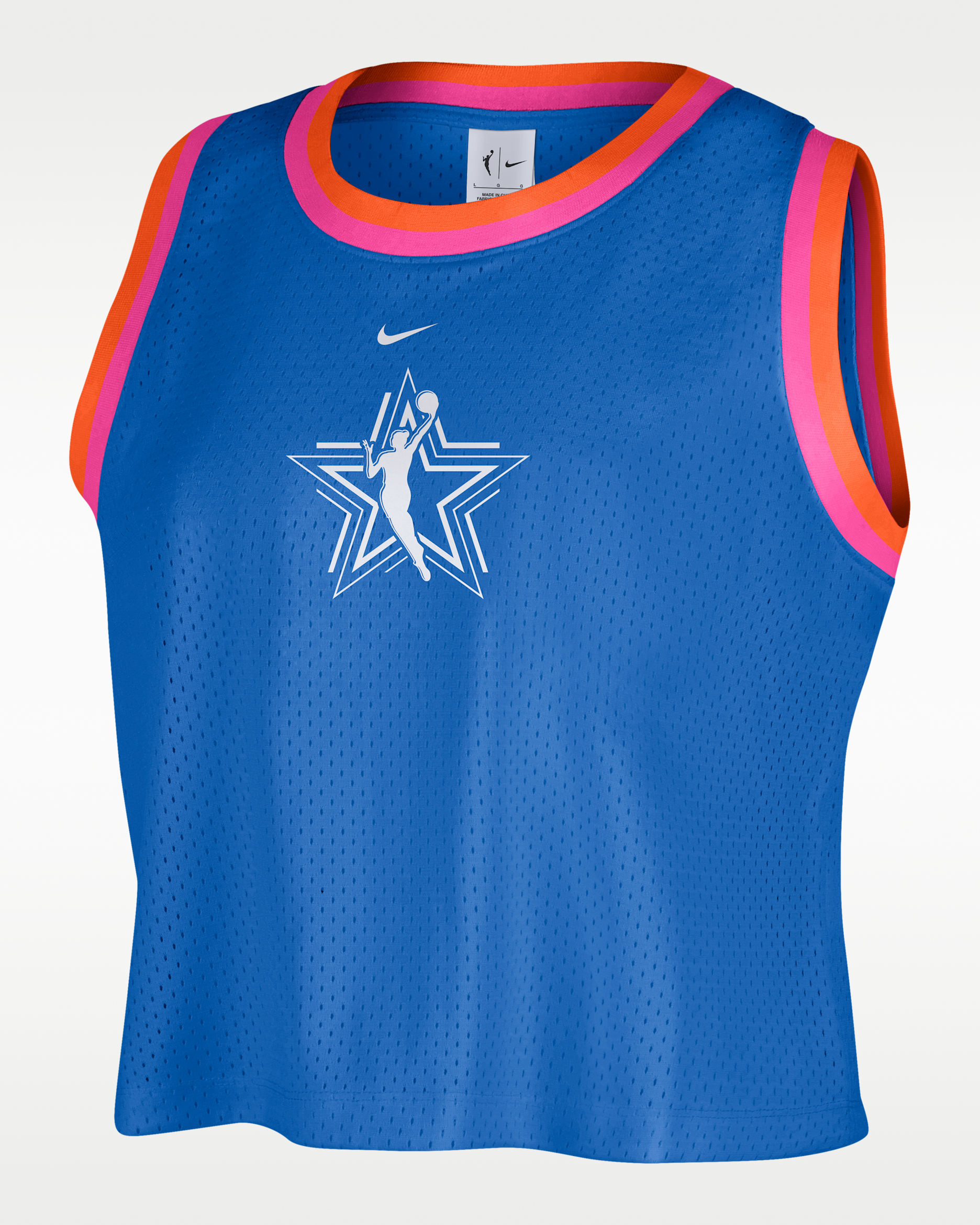 WNBA All-Star Weekend Women's Mesh Tank Top - Rush Blue/White