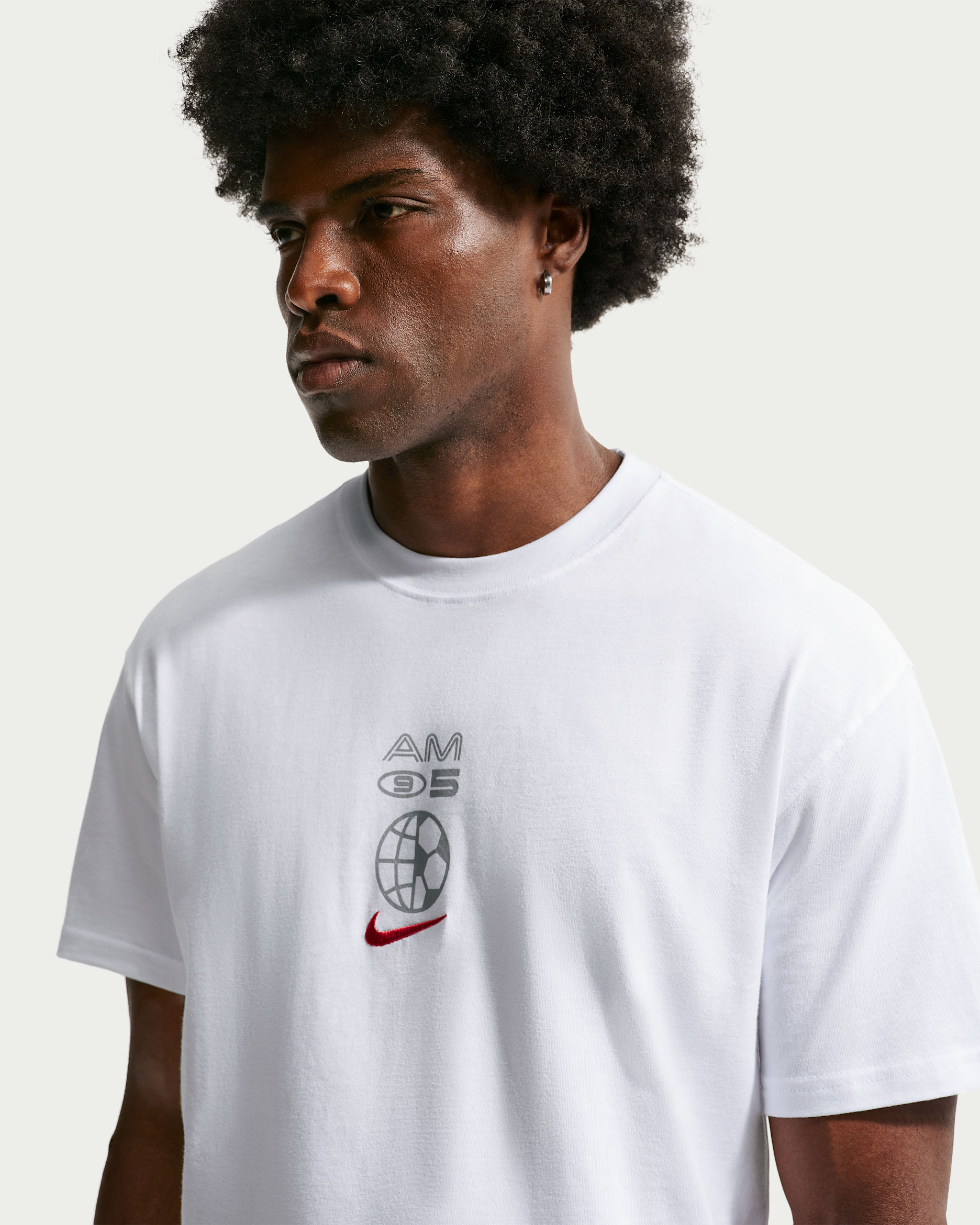 Nike Sportswear T-Shirt - White/University Red