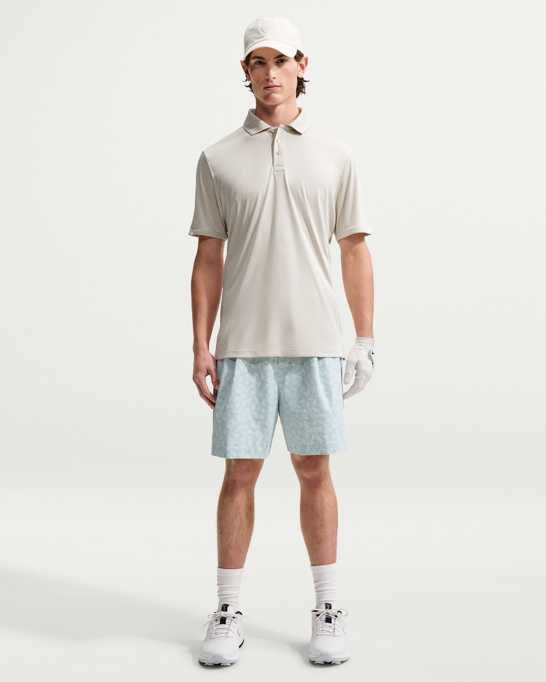 Nike Par Men's Dri-FIT Golf Shorts - White/Photon Dust/Spruce Aura/Spruce Aura