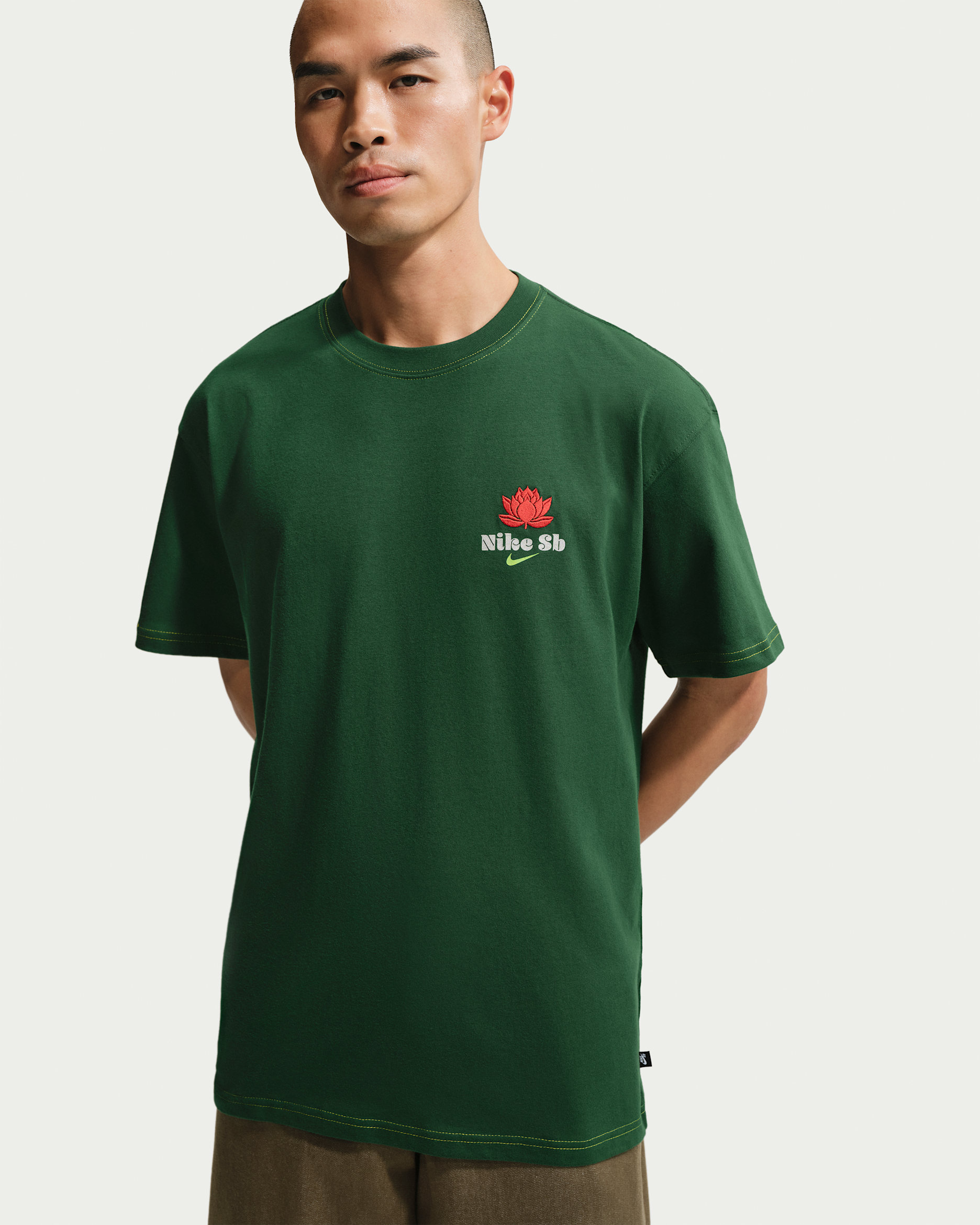 Playera de skateboarding Nike SB - Verde desfiladero