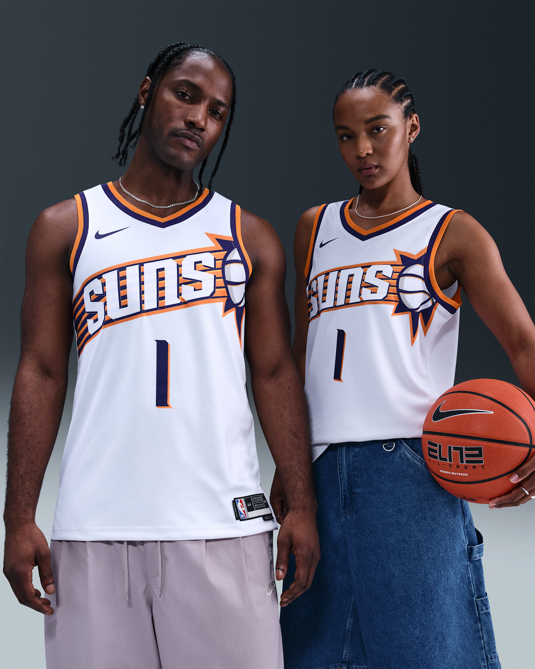 Maillot Nike Dri-FIT NBA Swingman Devin Booker Phoenix Suns 2023/24 Association Edition pour homme - Blanc