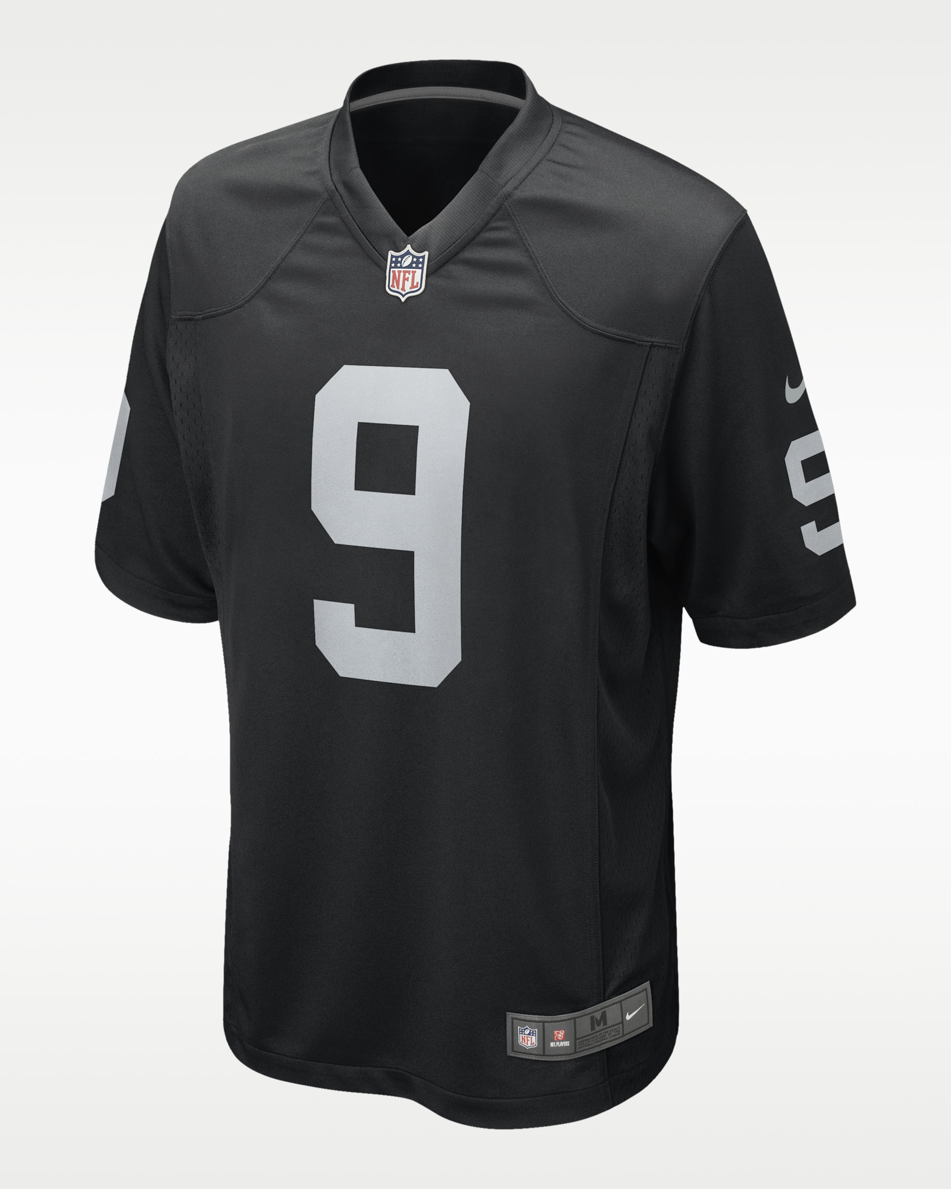 Jersey de fútbol americano Nike de la NFL Game para hombre Tyree Wilson Las Vegas Raiders - Negro