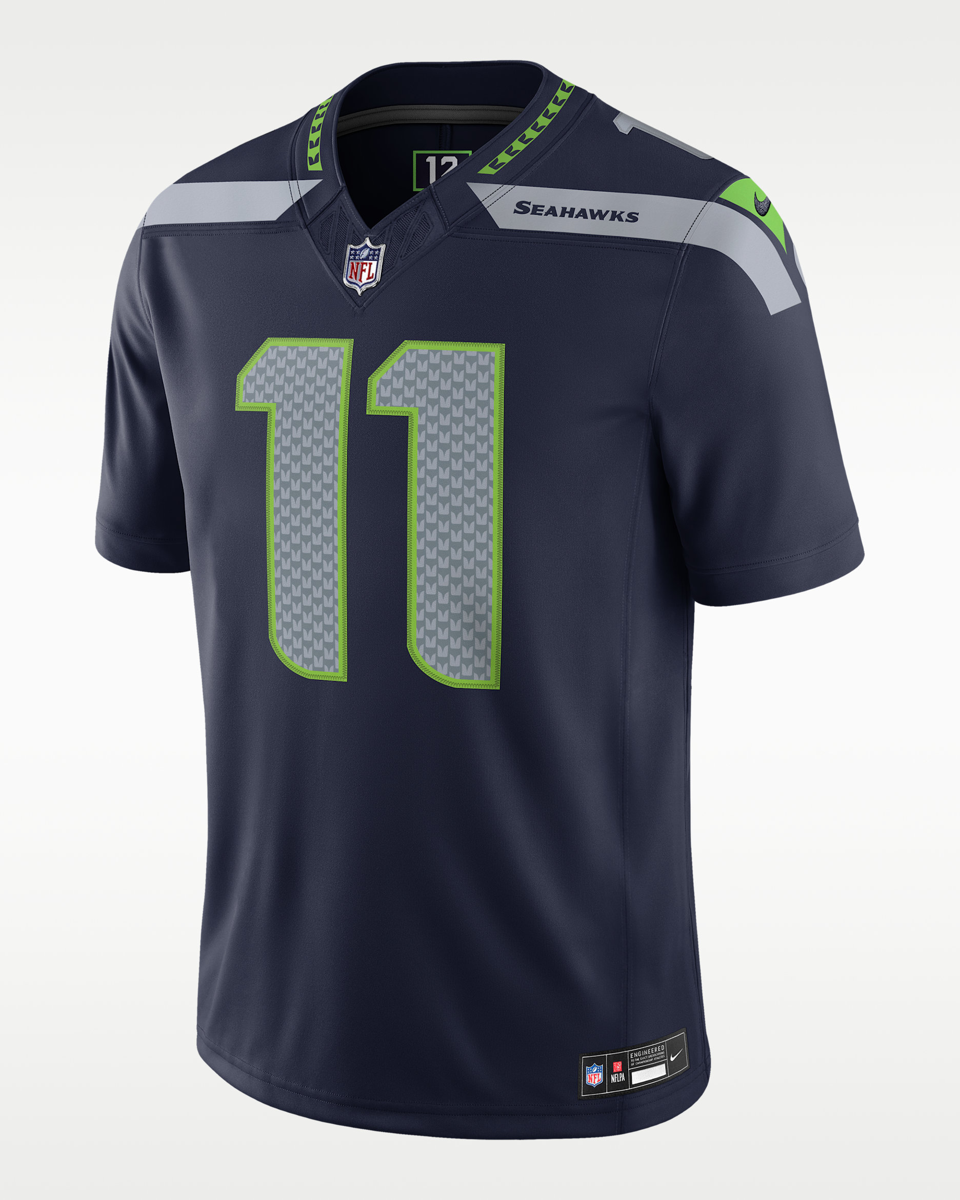 Jersey Nike Dri-FIT de la NFL Limited para hombre Jaxon Smith-Njigba Seattle Seahawks - Azul marino universitario