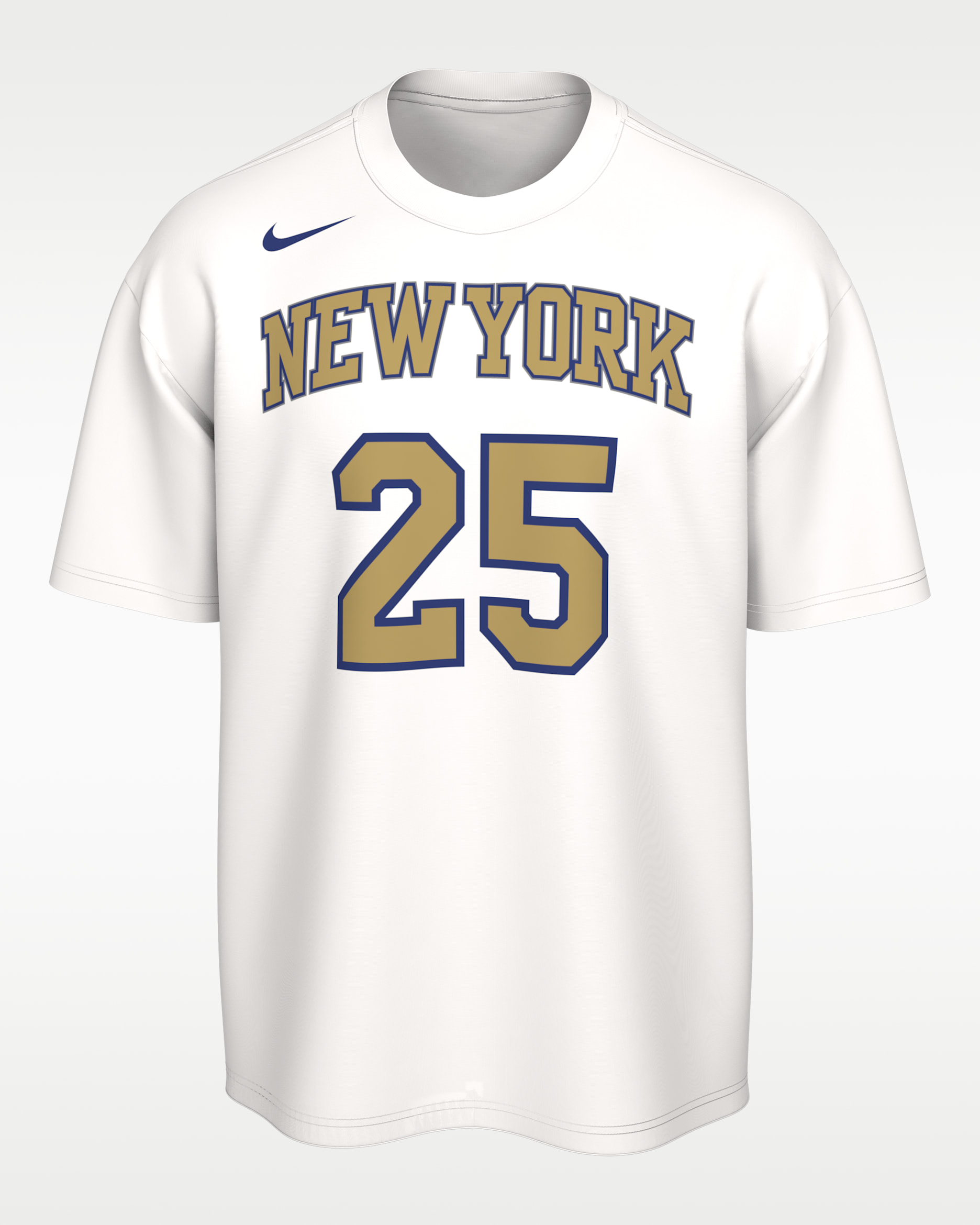 Mikal Bridges New York Knicks Nike NBA Ring and Banner T-Shirt - White