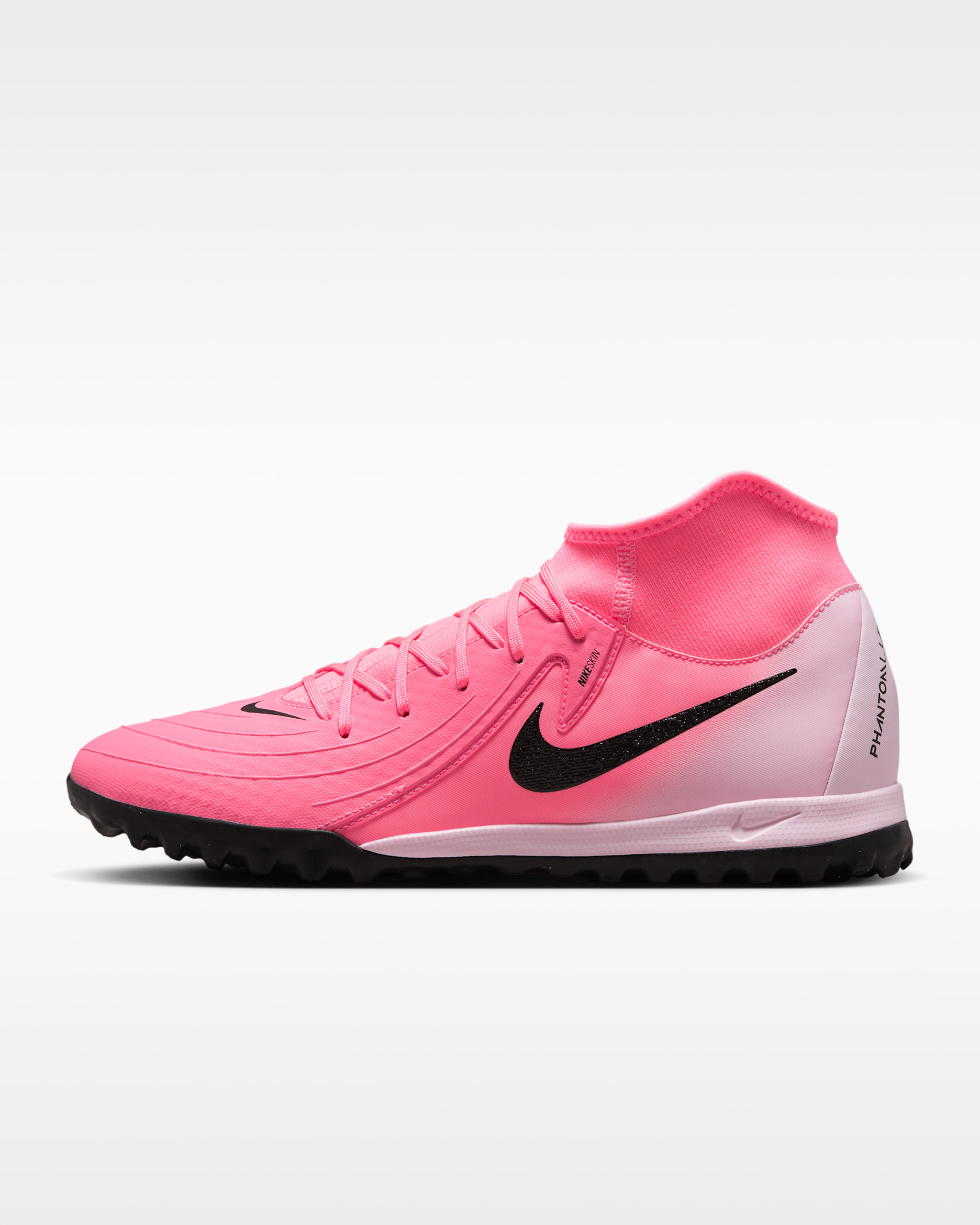 Nike Phantom Luna 2 Academy Turf High-Top Football Shoes - Sunset Pulse/Black