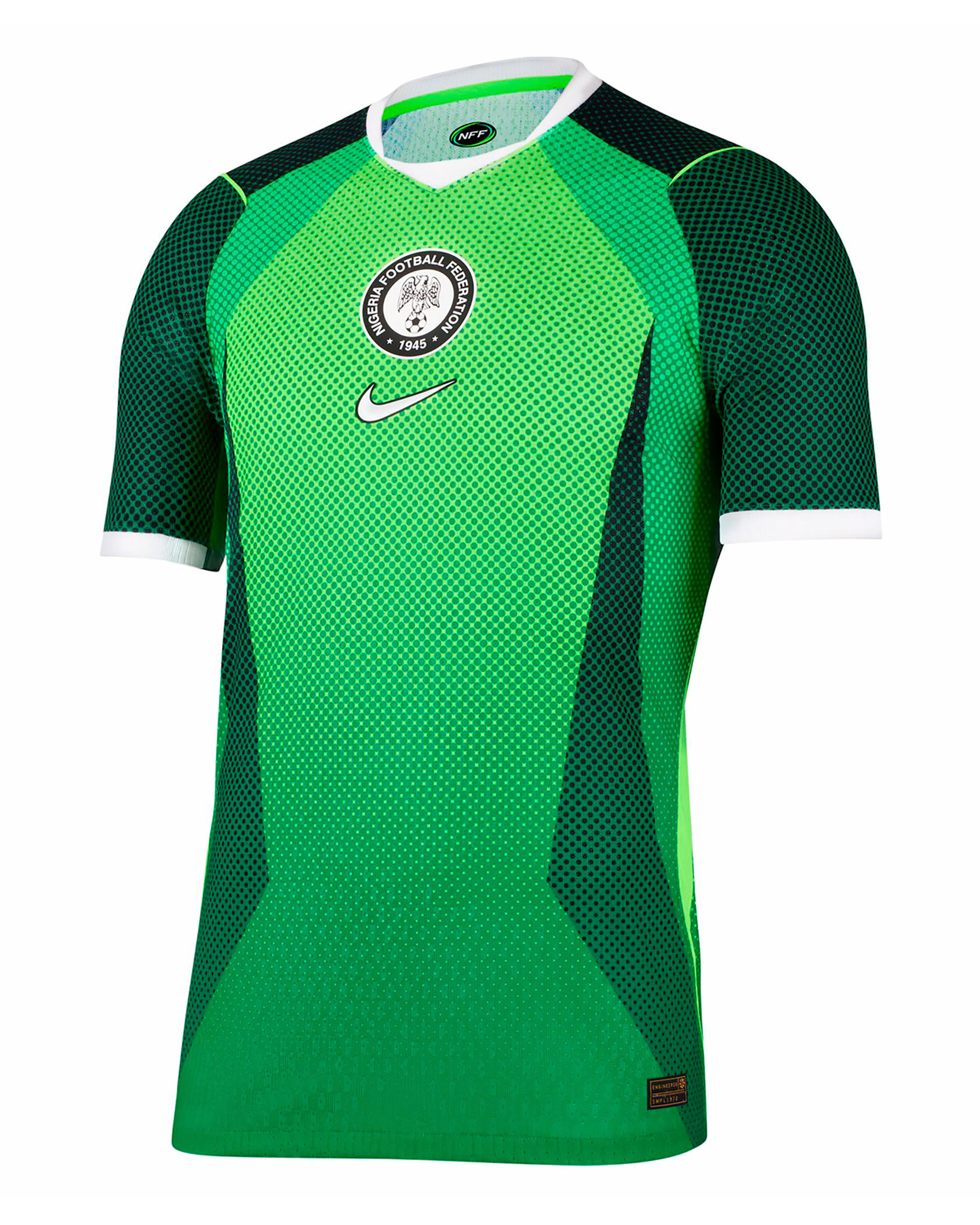 Nigeria 2026 Match Home Men's Nike Aero-FIT Soccer Authentic Jersey - Pine Green/Electric Green/White