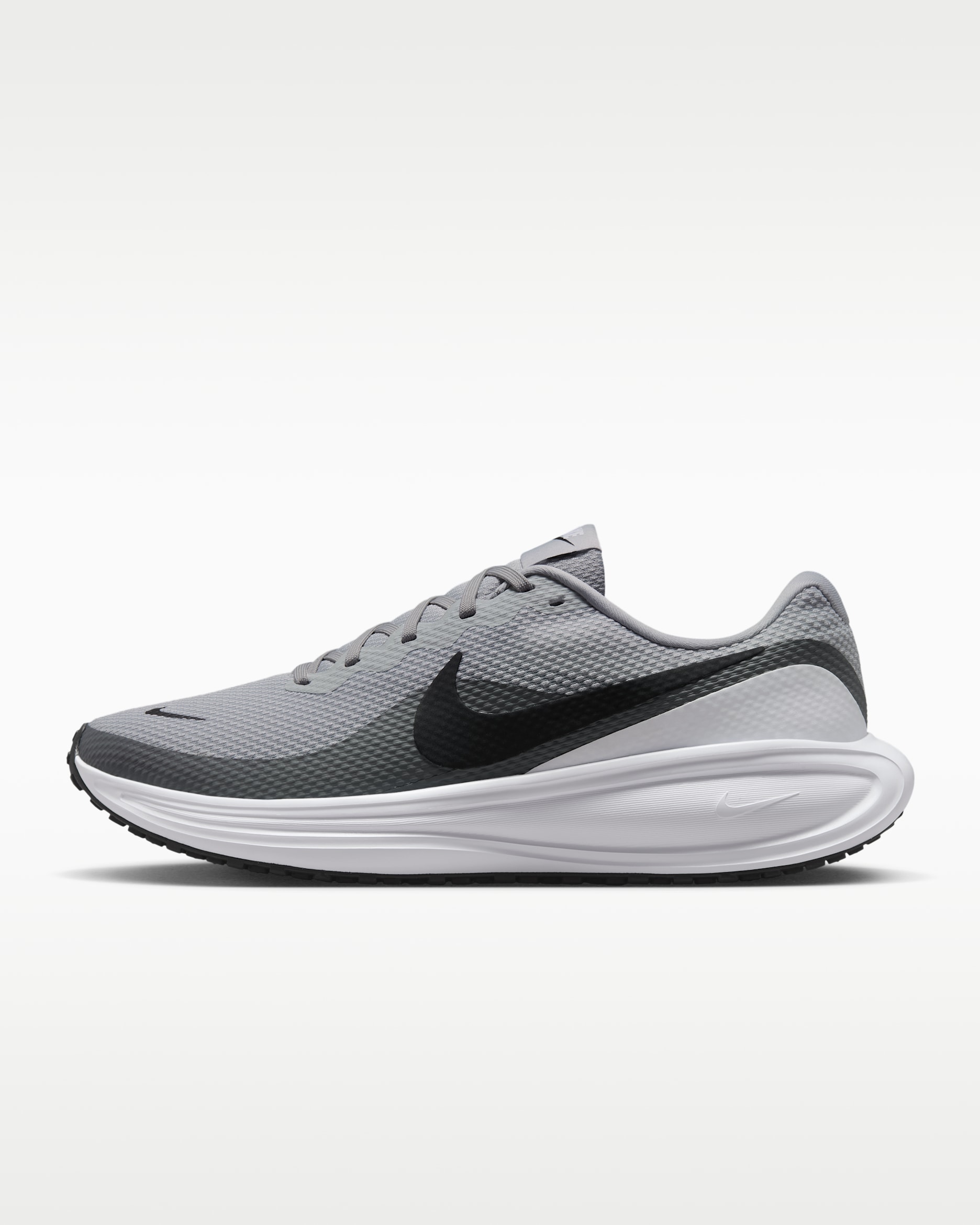 Nike Revolution 8 hardloopschoenen voor heren (straat) - Light Smoke Grey/Smoke Grey/Wit/Zwart