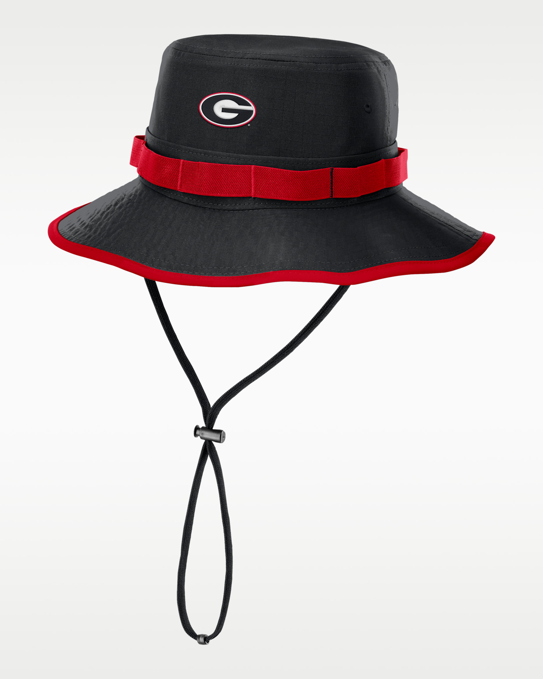 Georgia Sideline Apex Boonie Men's Nike Dri-FIT College Bucket Hat - Black/Red