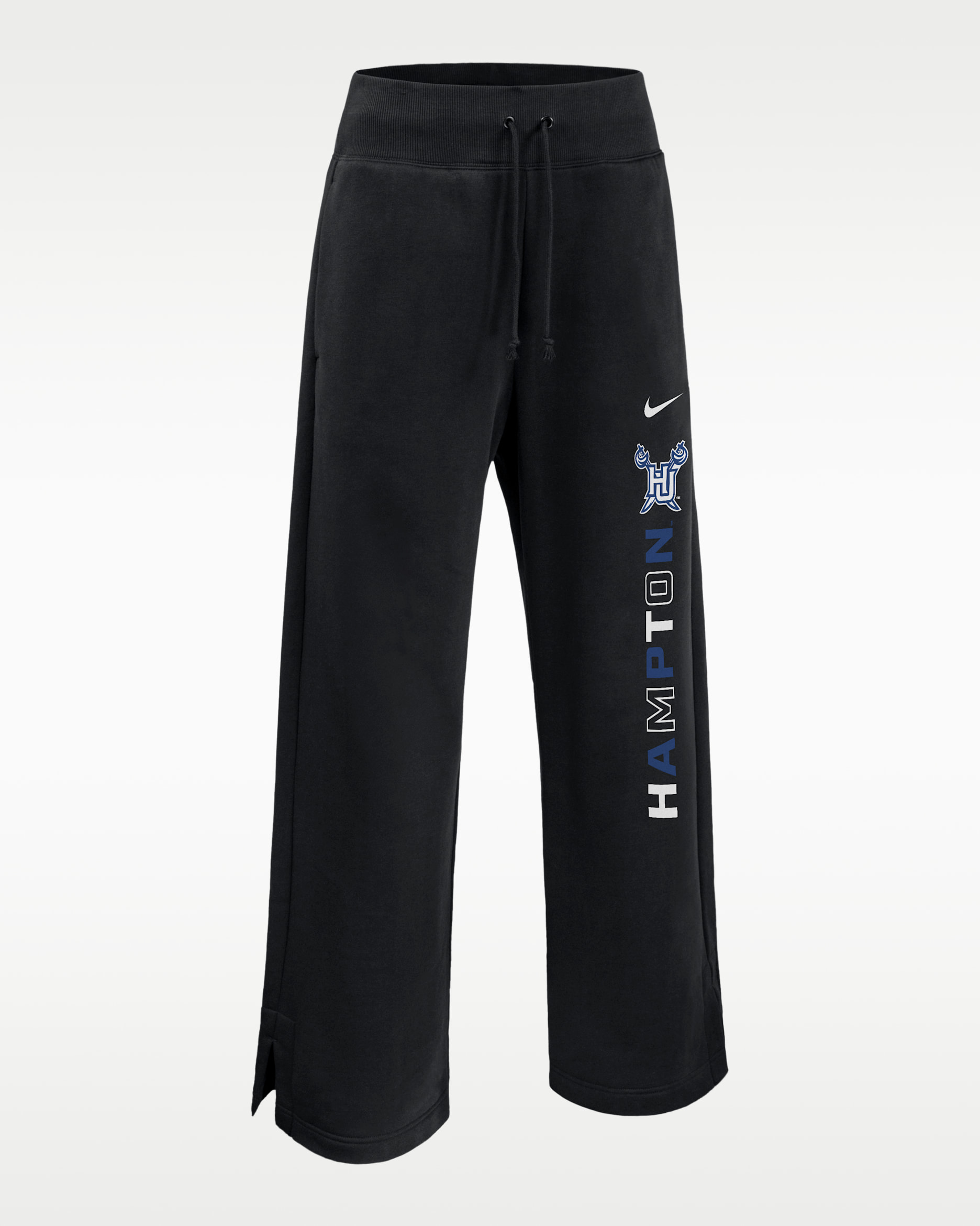 Nike College (Hampton University) Women's Phoenix Fleece Sweatpants - Black