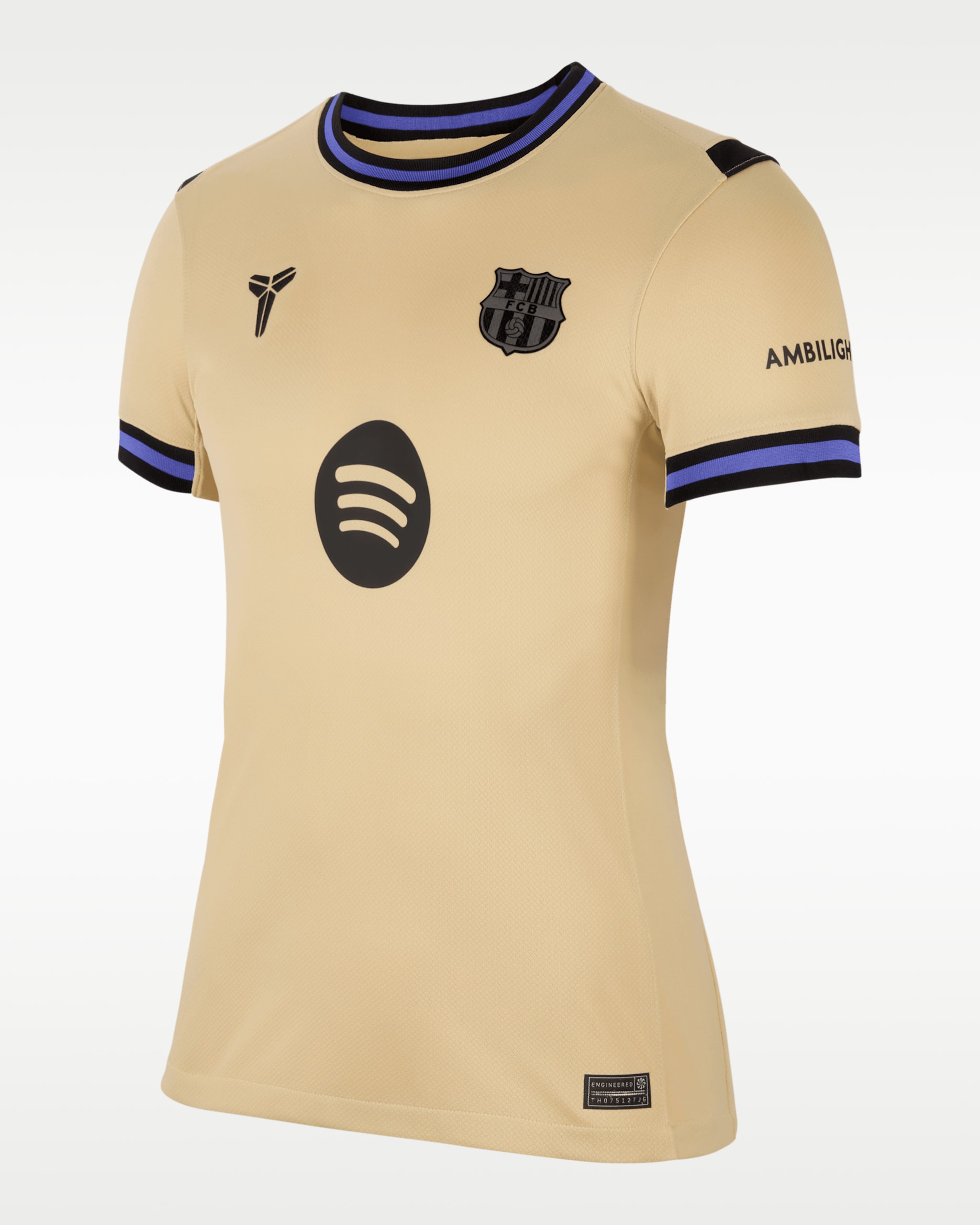 Robert Lewandowski Barcelona 2025/26 Stadium Away Women's Nike Dri-FIT Soccer Jersey - Gold