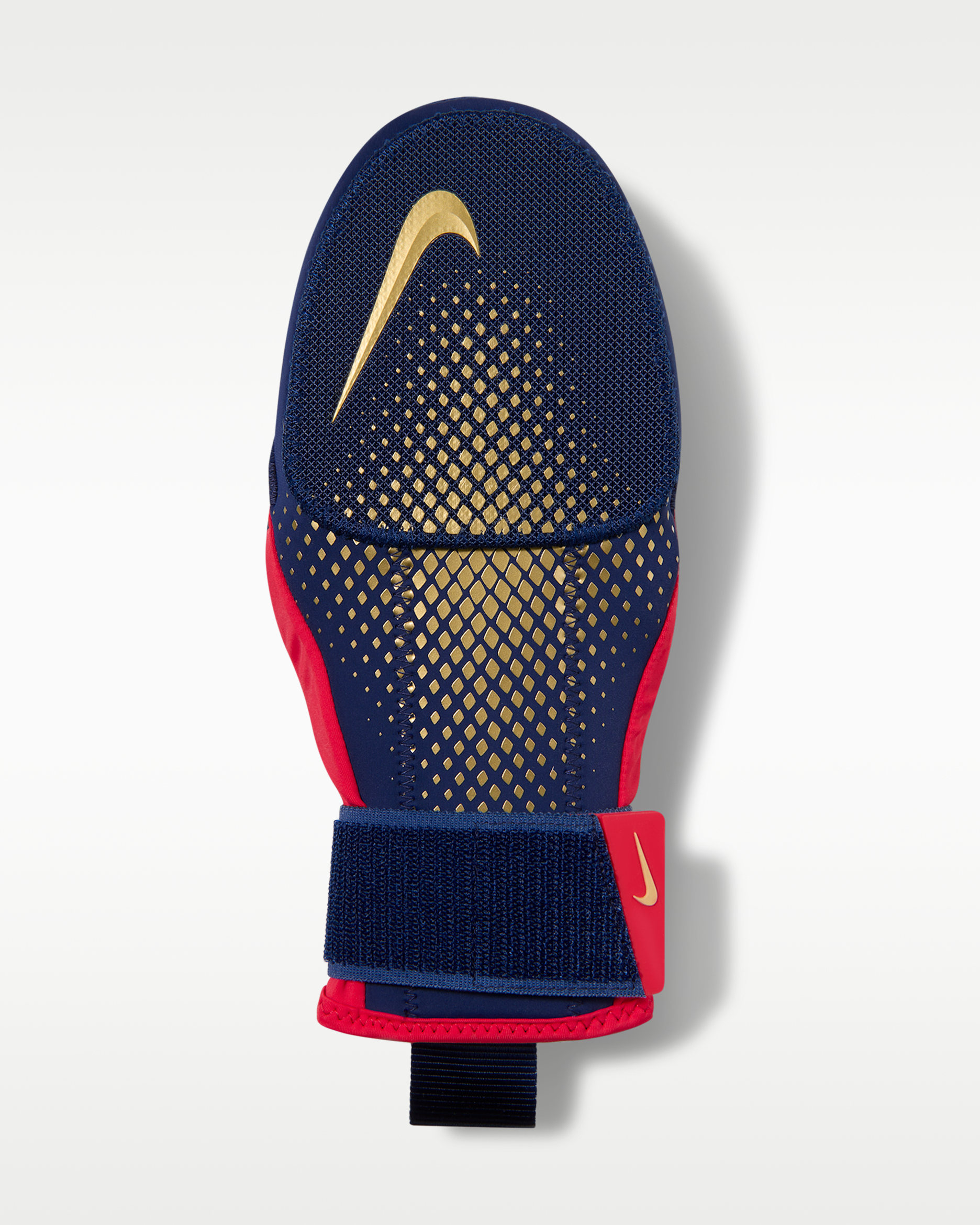 Guante sin dedos deslizante de béisbol Nike Diamond - Azul vacío/Oro metalizado/Oro metalizado